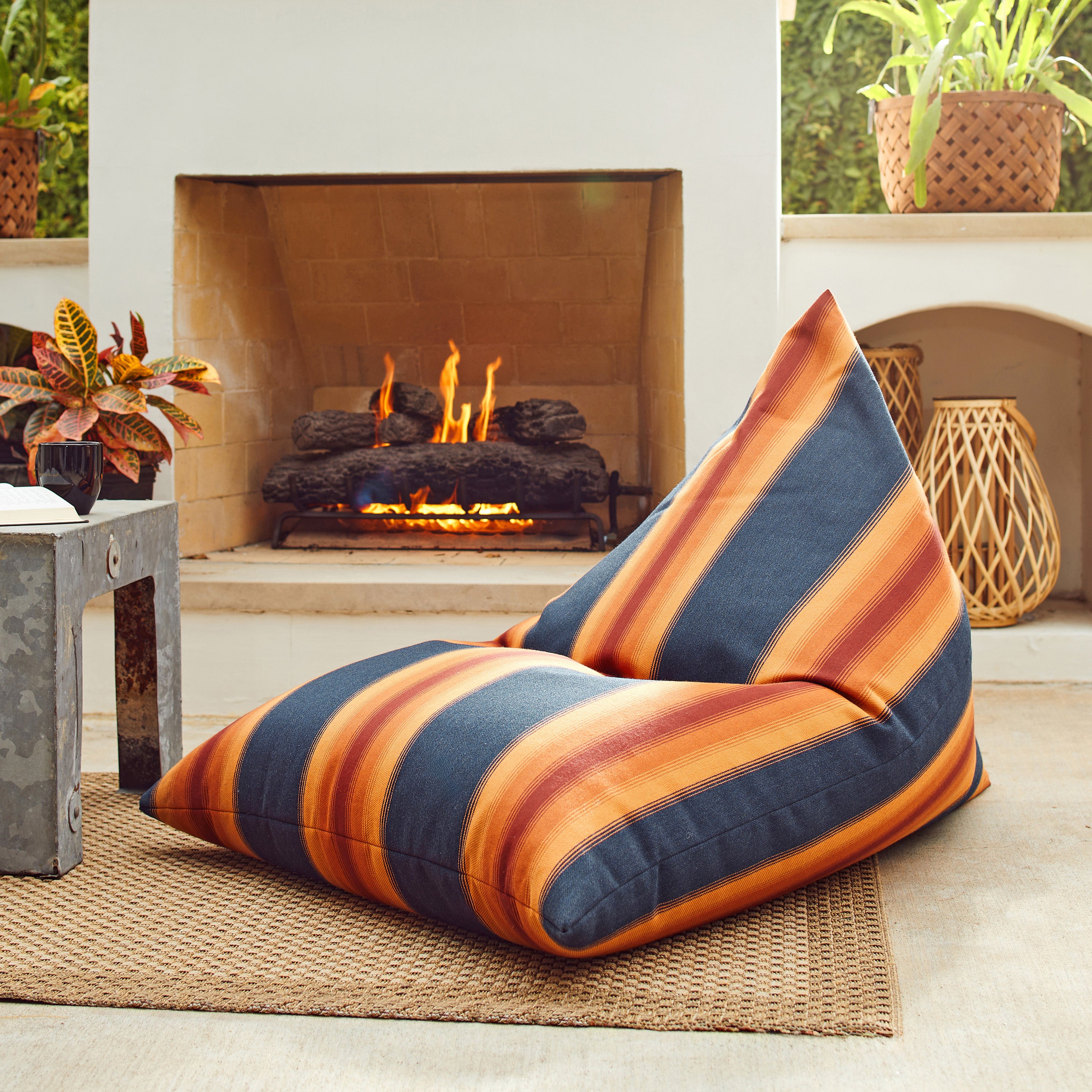 Sunbrella Pendleton Rectangle Outdoor Bean Lounger - Grand Canyon Sunset