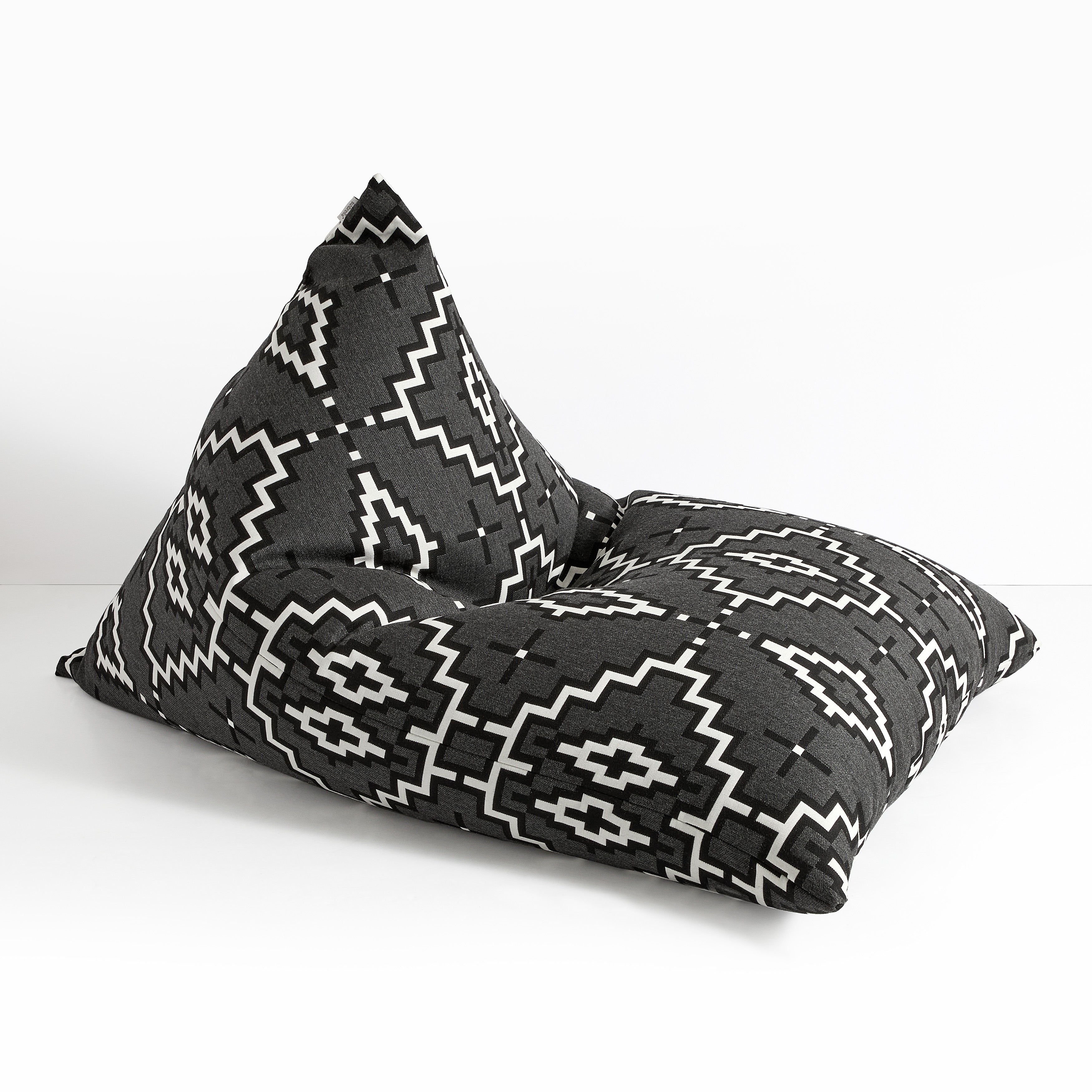 Sunbrella Pendleton Rectangle Outdoor Bean Lounger - Kiva Steps Classic