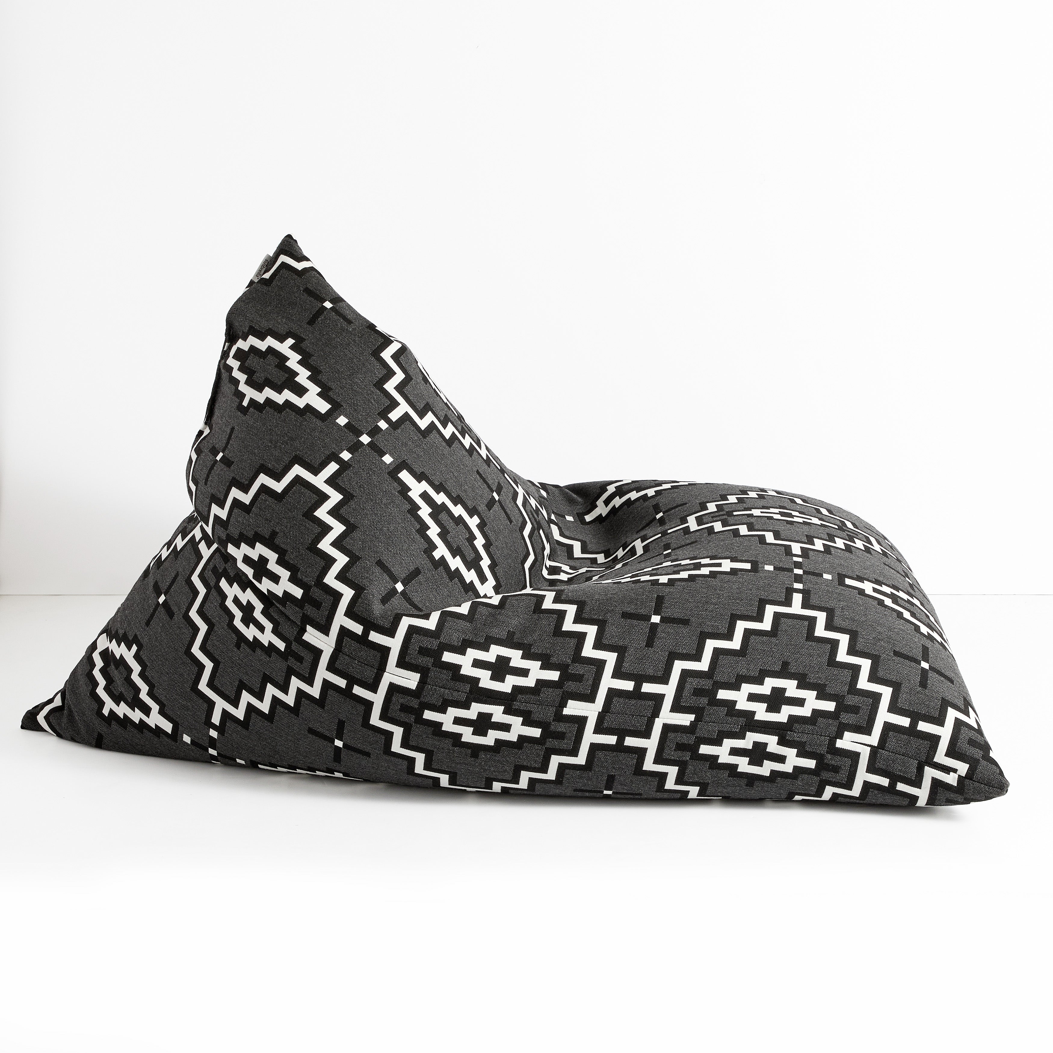 Sunbrella Pendleton Rectangle Outdoor Bean Lounger - Kiva Steps Classic
