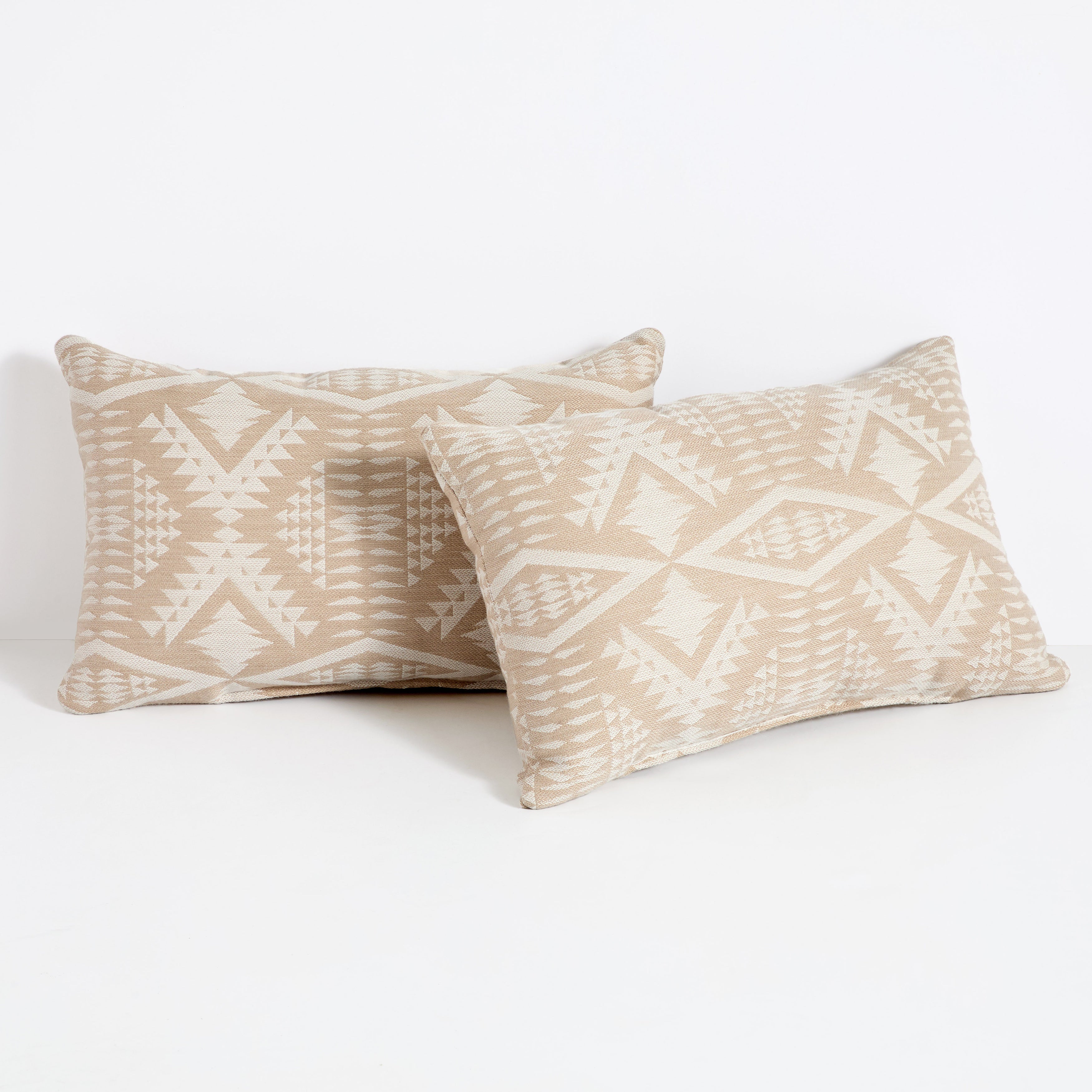 Sunbrella Pendleton Rectangle Outdoor Pillow - Diamond River Sand