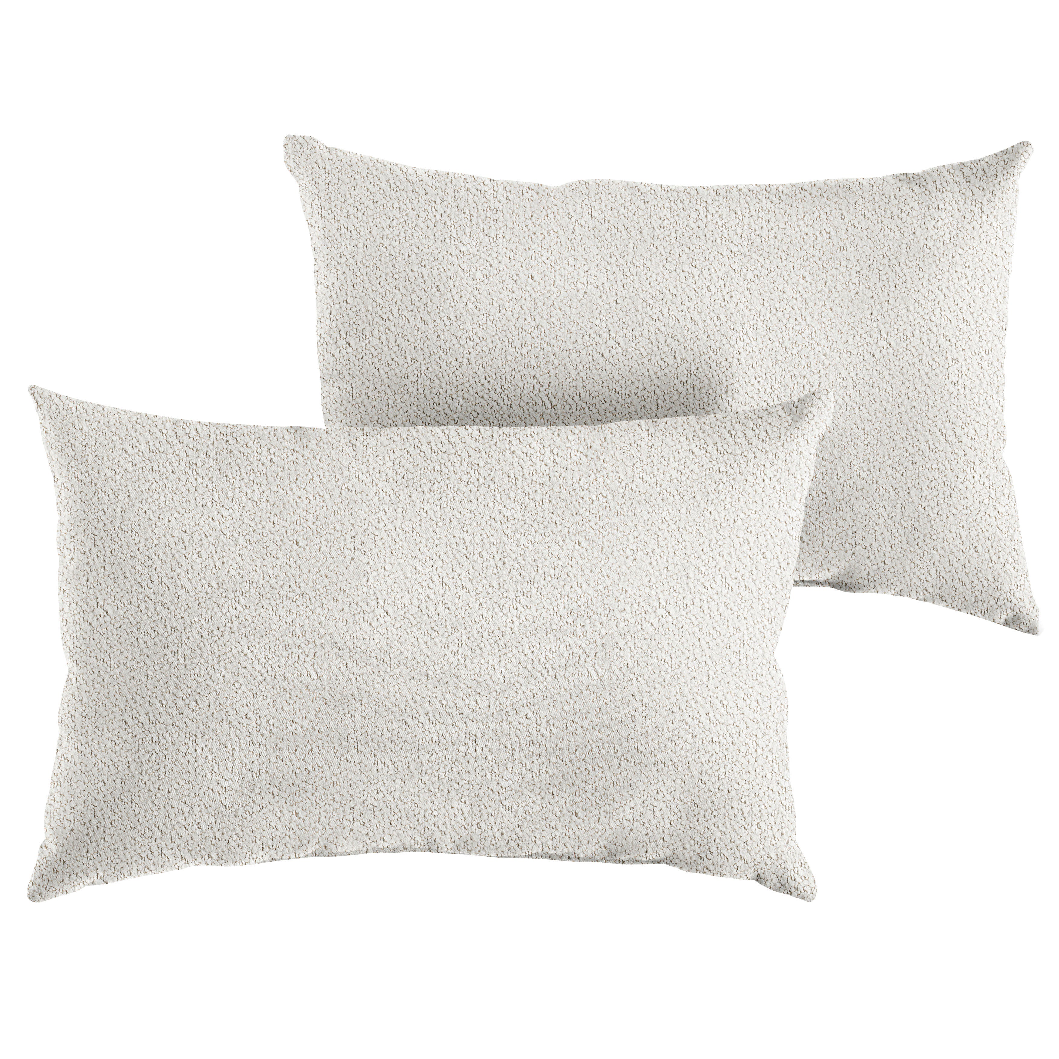Valdese Weavers Rectangle Outdoor Pillow - Harborside Ivory, 13 in H x 20 in W x 6 in D