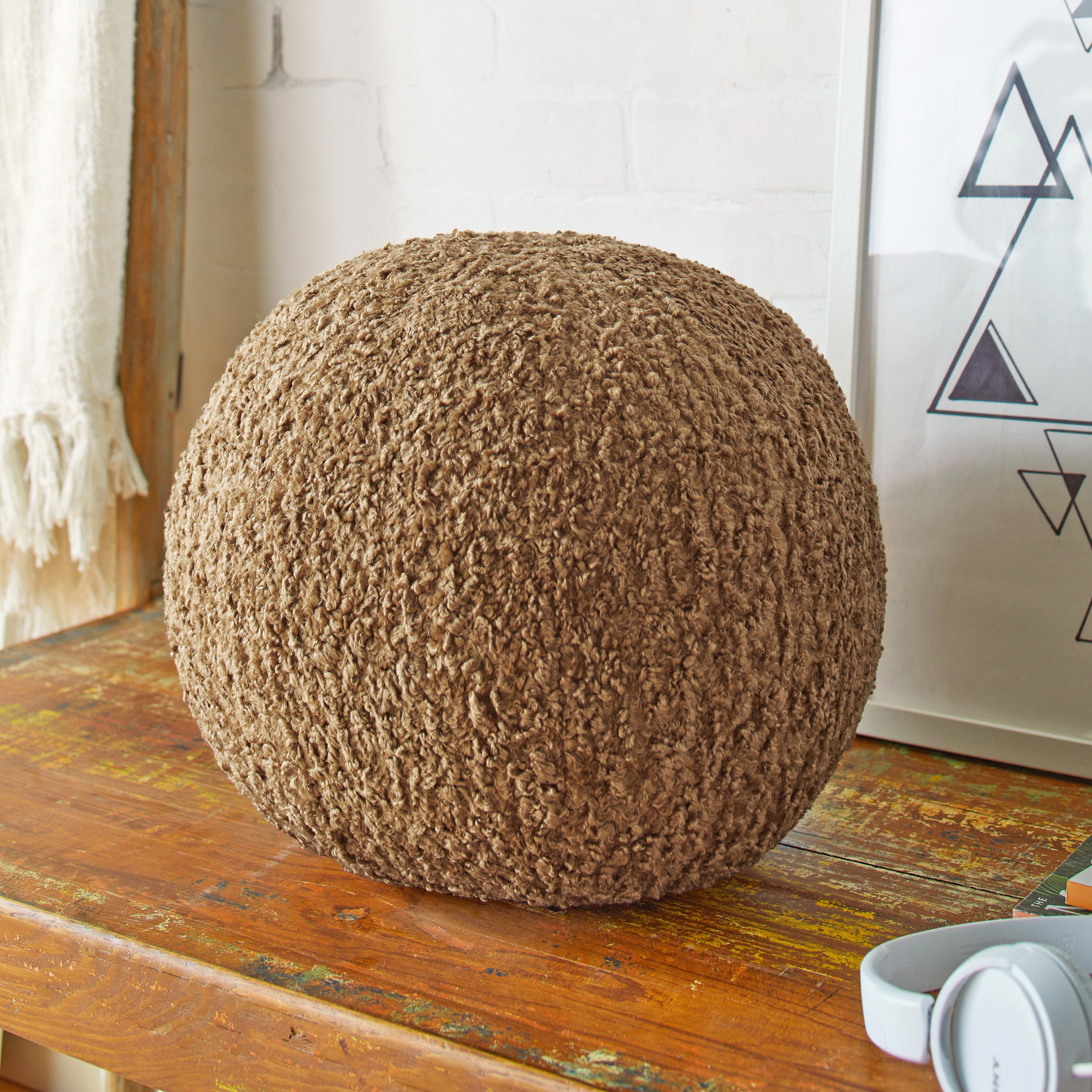 Round Zazzle Indoor Ball Pillow