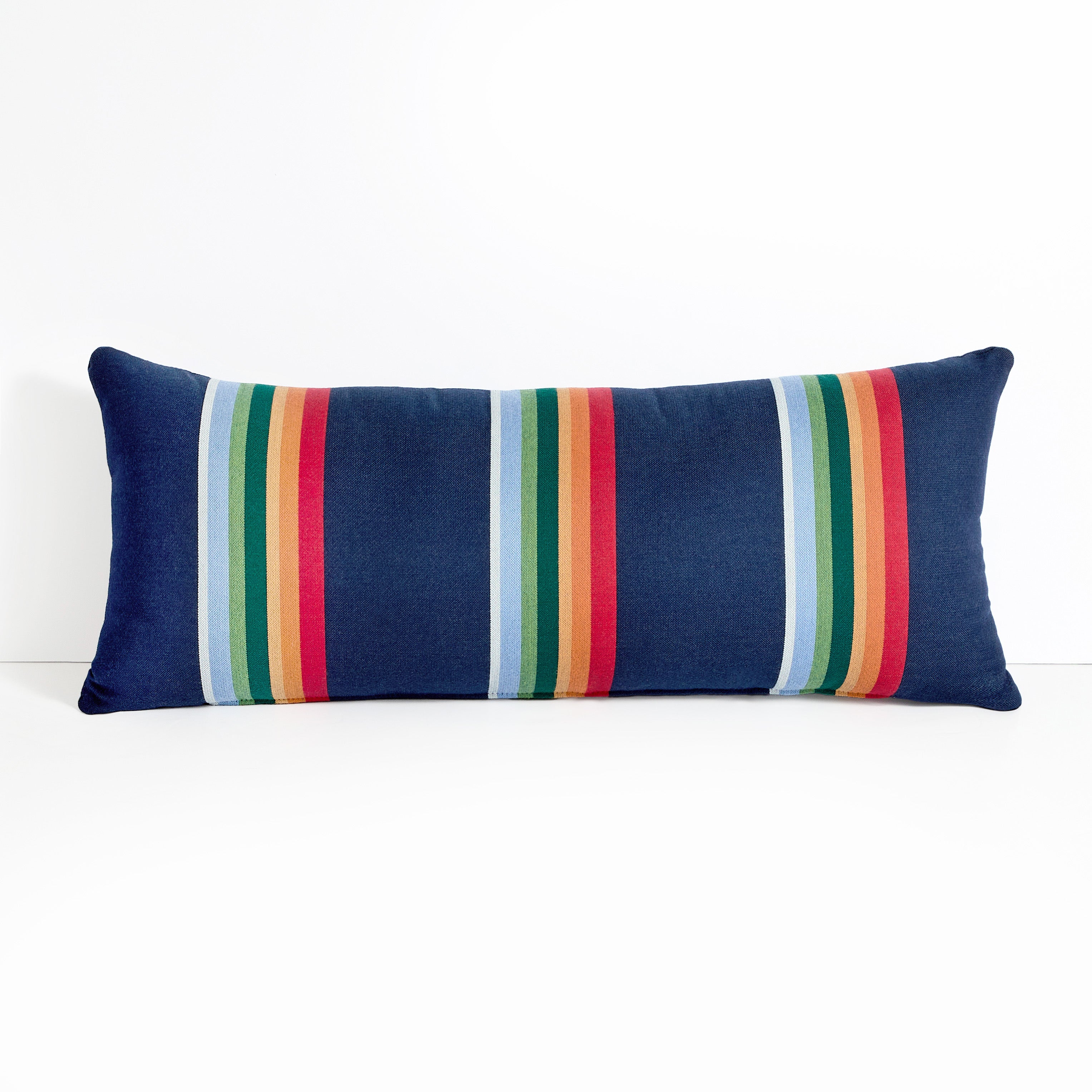Sunbrella Pendleton Rectangle Outdoor Pillow - Crater Lake Surf