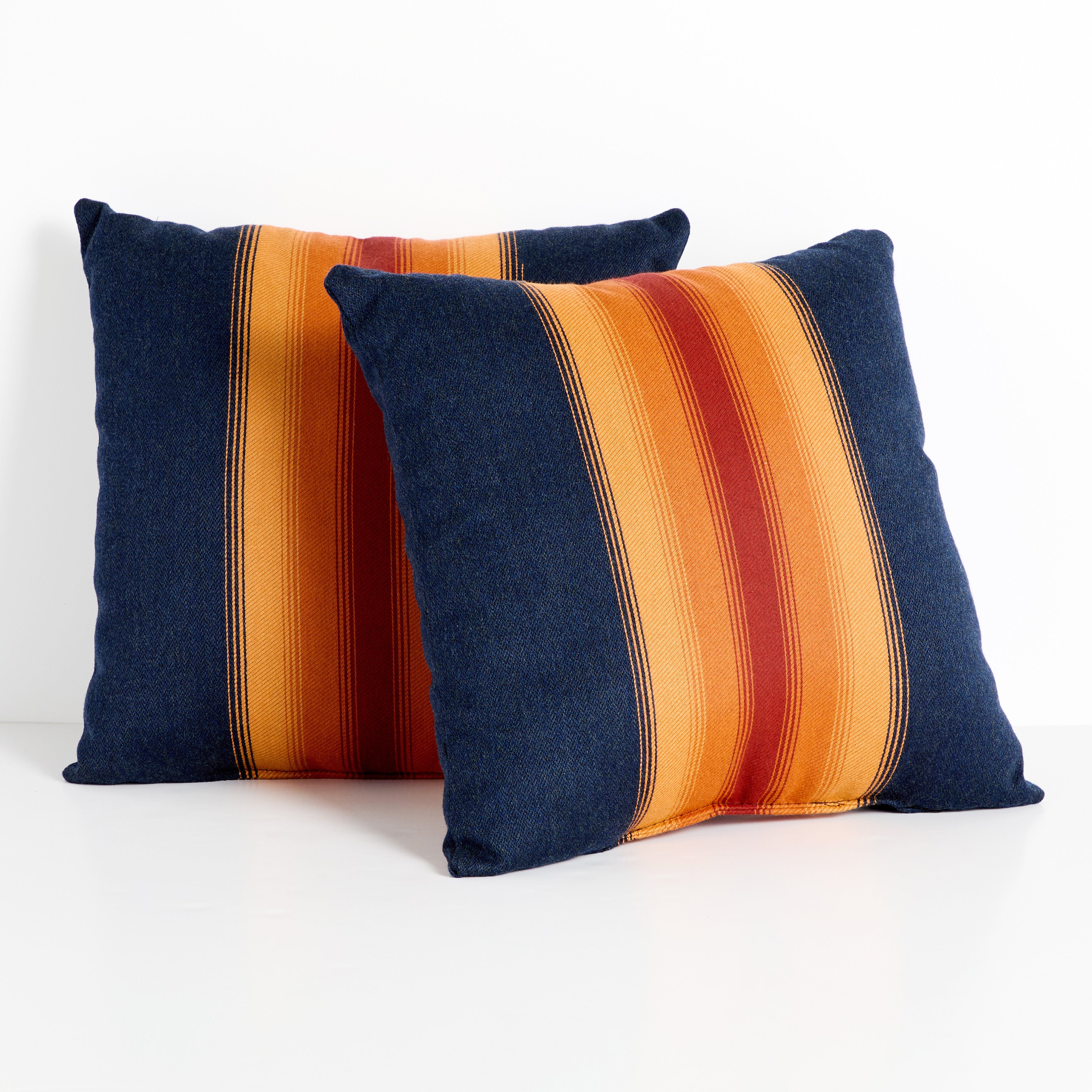 Sunbrella Pendleton Square Outdoor Pillow - Grand Canyon Sunset - 18 in H x 18 in W x 6 in D