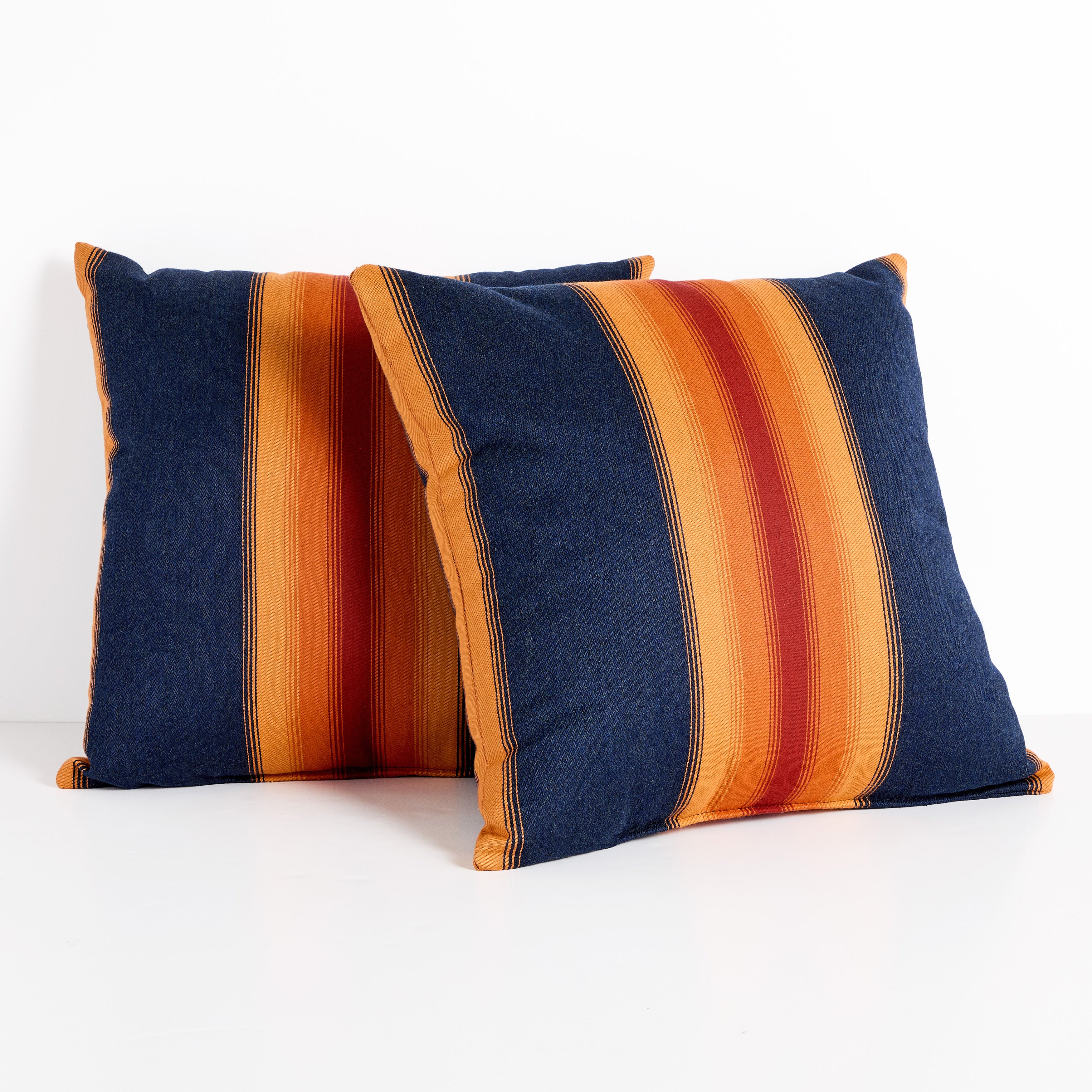 Sunbrella Pendleton Square Outdoor Pillow - Grand Canyon Sunset - 22 in H x 22 in W x 6 in D