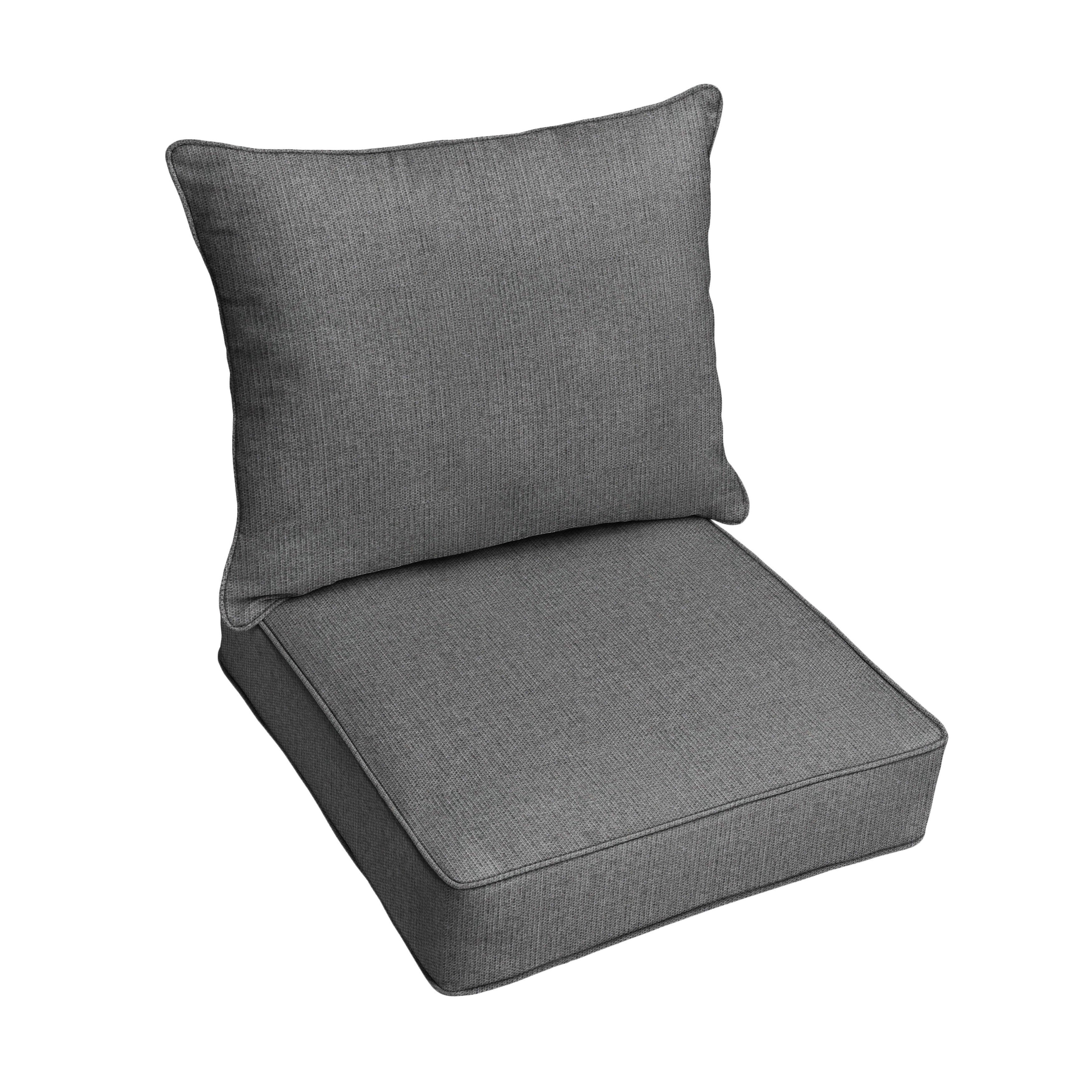 Sunbrella Deep Seating Corded Pillow and Cushion Set