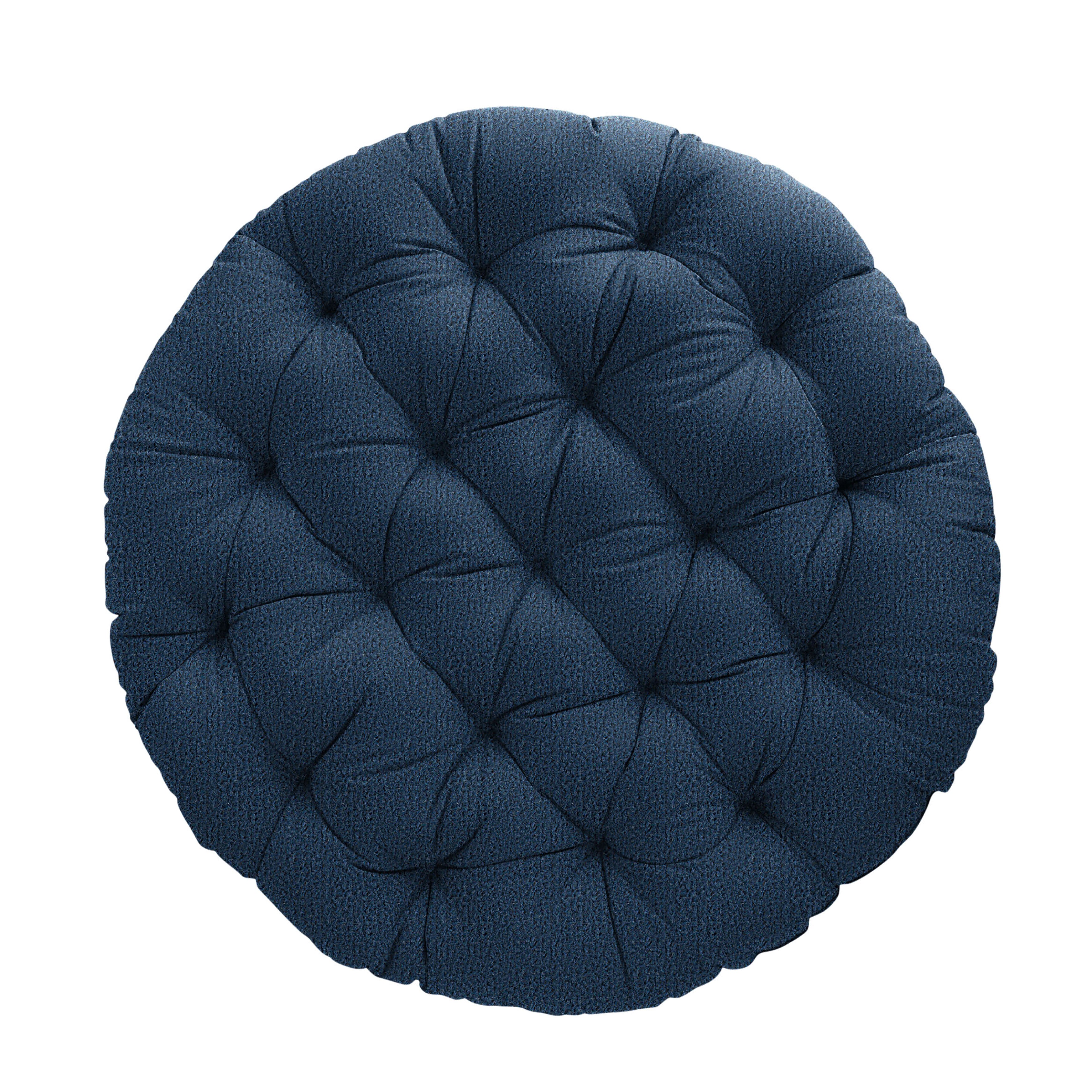 Papasan Cushion - Continuous Indigo
