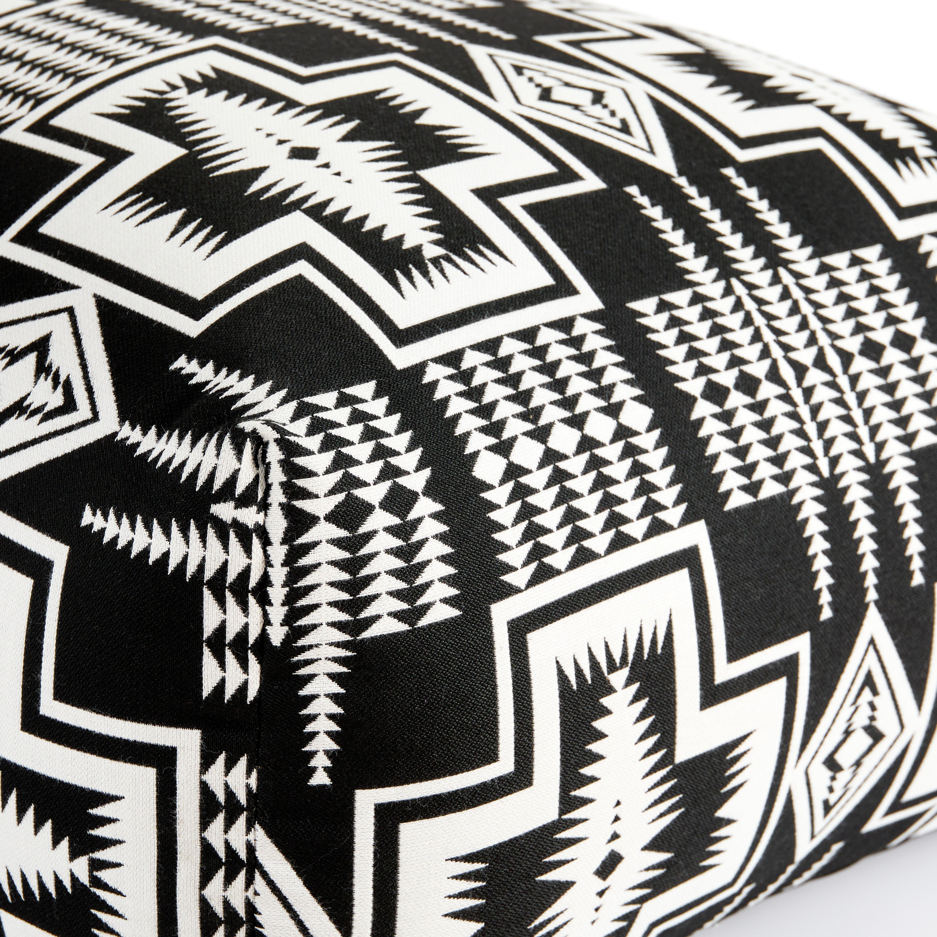Sunbrella Pendleton 26 in Square Outdoor Bean Pouf - Harding Classic