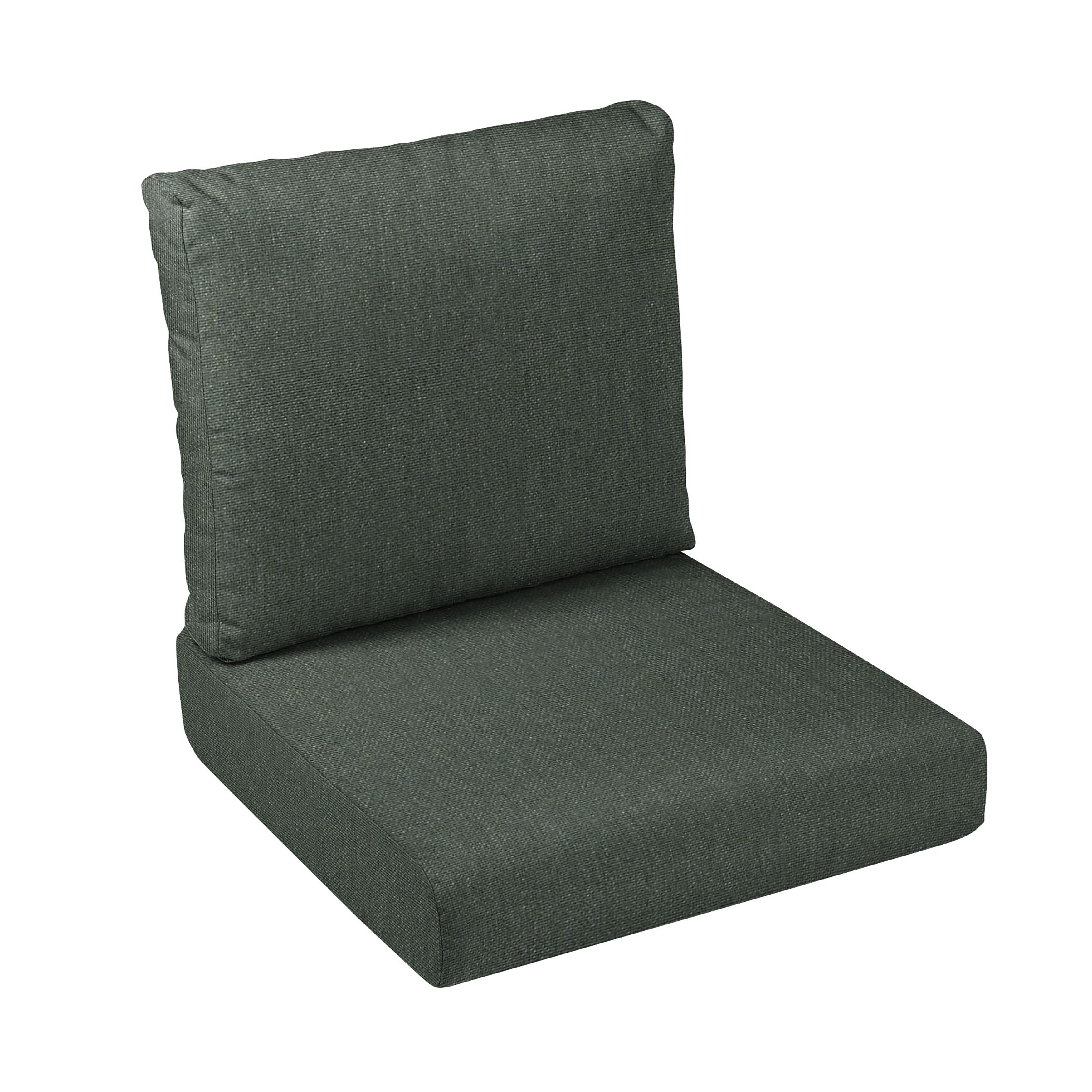 Sunbrella Deep Seating Outdoor Cushion Set - Cast Ivy - 30" W x 27" D x 5" H