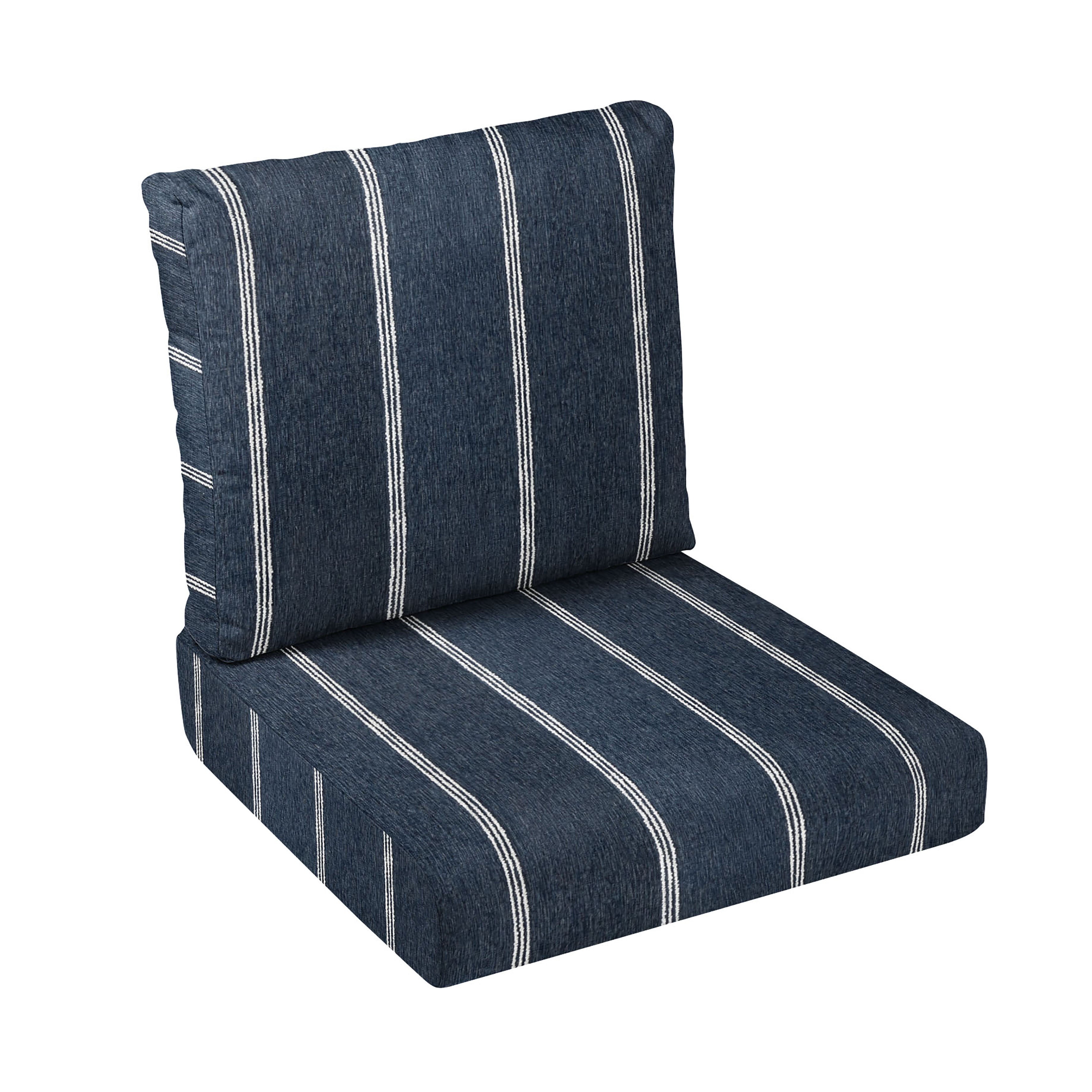 Sunbrella Deep Seating Outdoor Cushion Set - Lengthen Indigo