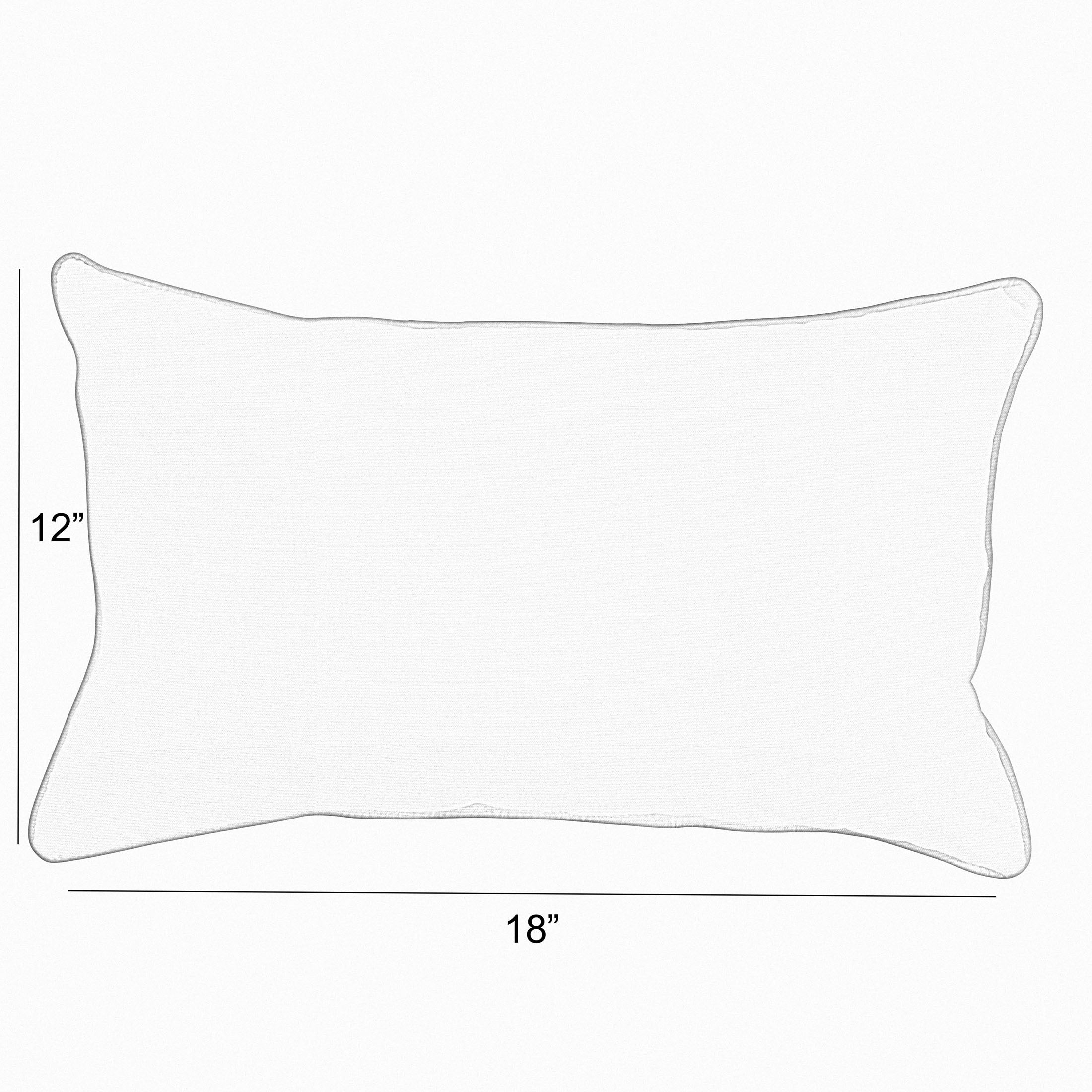 Cast Pumice & Spectrum Denim Corded Lumbar Pillow Set