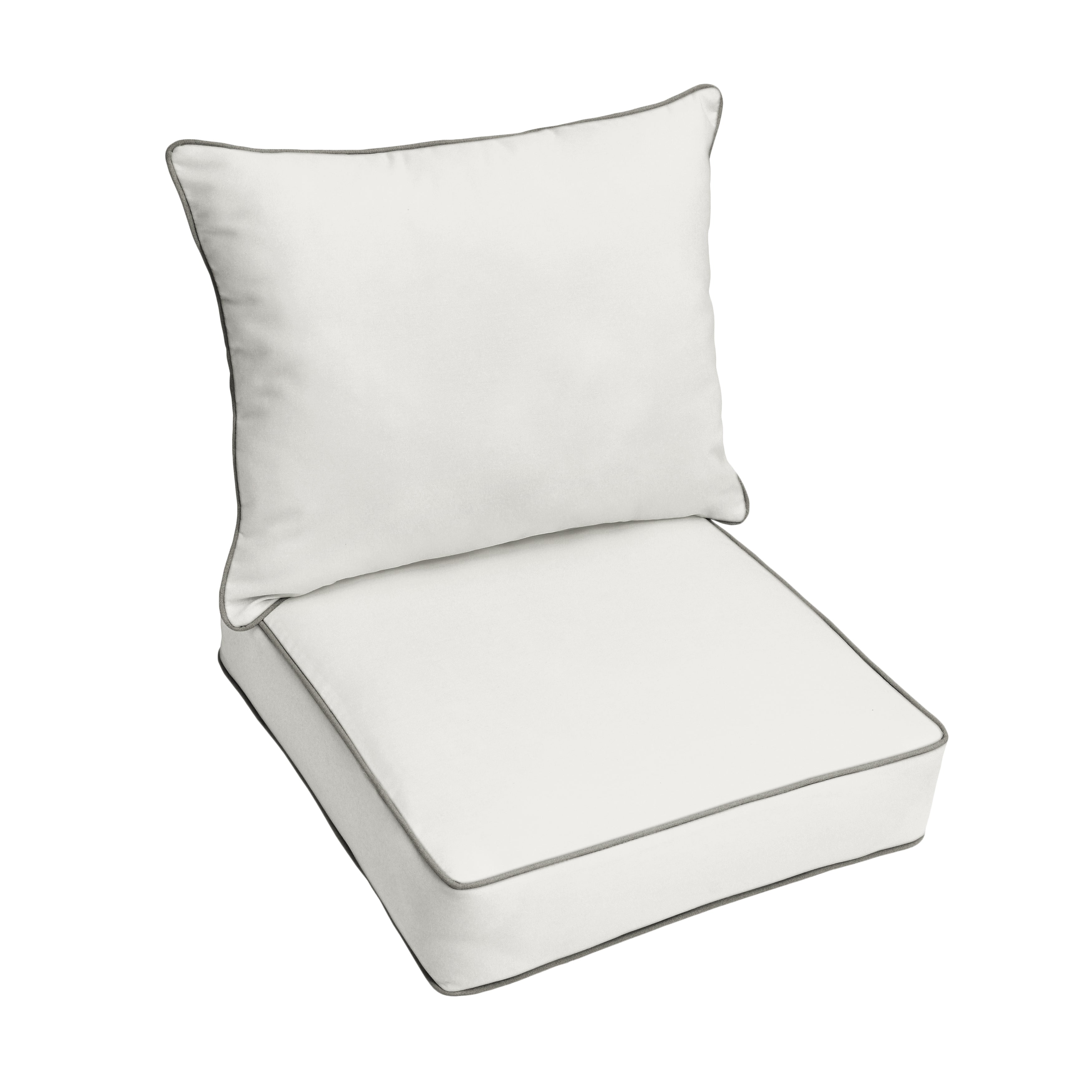 Sunbrella Deep Seating Corded Pillow and Cushion Set
