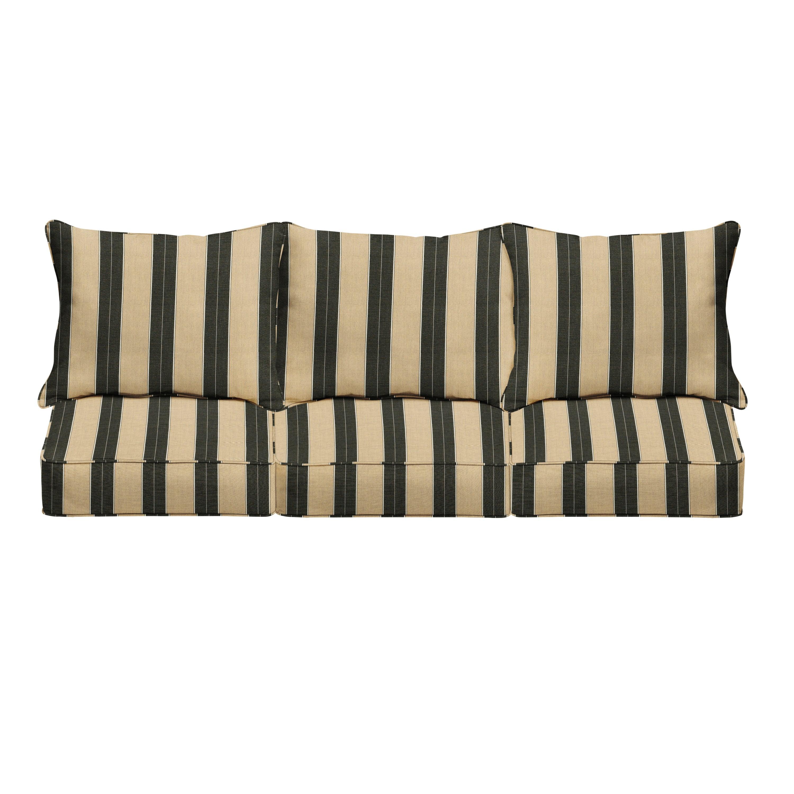 Sunbrella Berenson Deep Seating Sofa Pillow & Cushion Set - Sorra Home