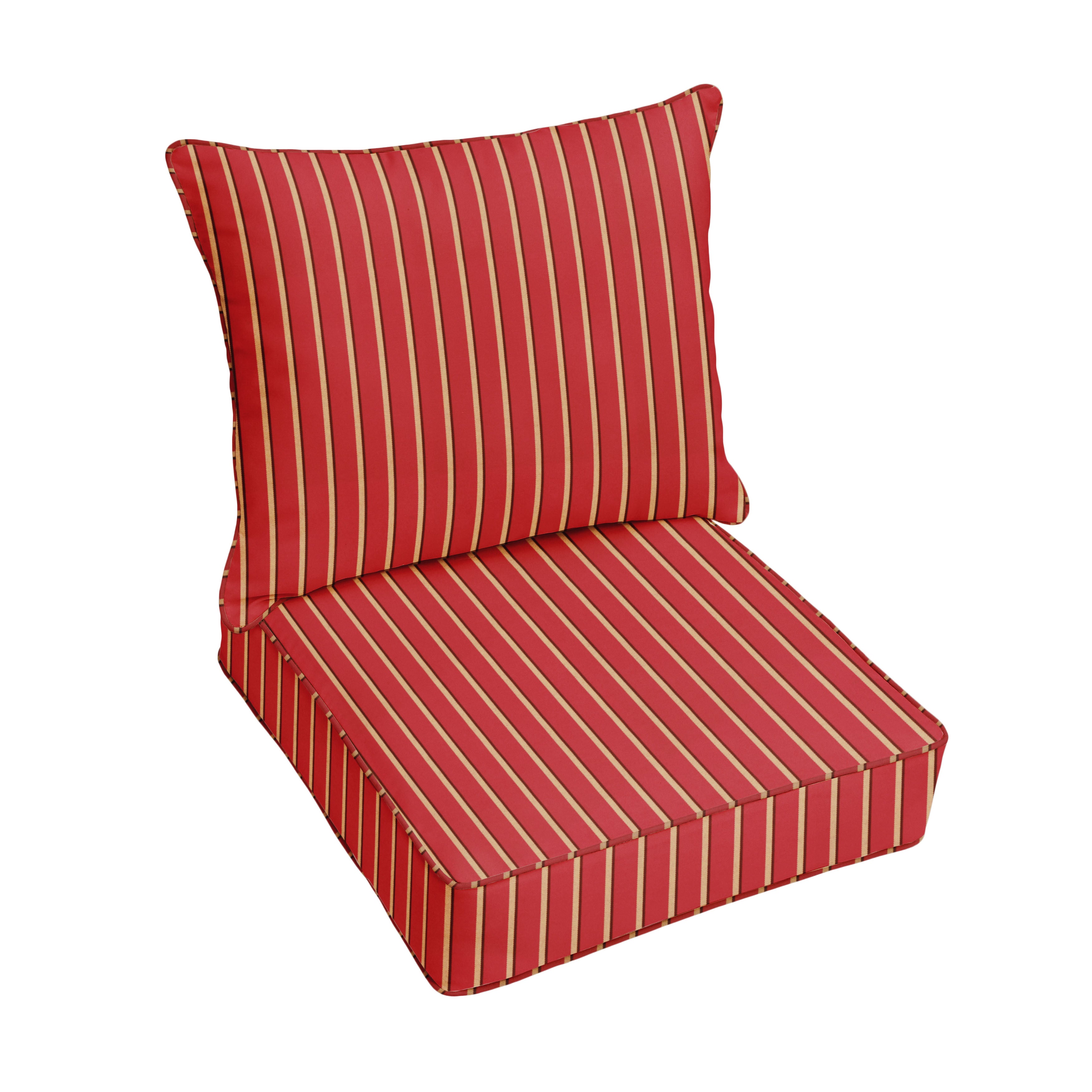 Sunbrella Deep Seating Corded Pillow and Cushion Set