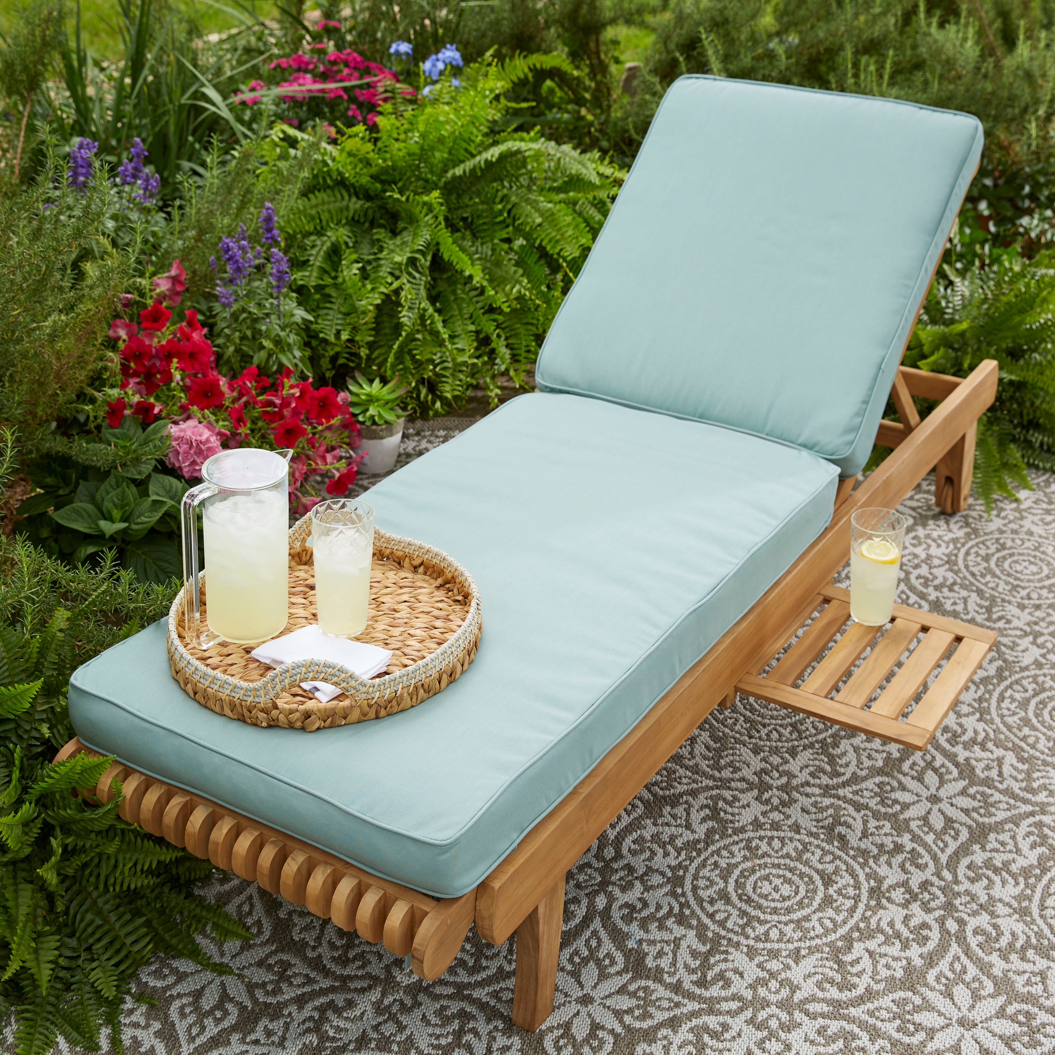 Sunbrella Canvas Chaise Lounge Cushion