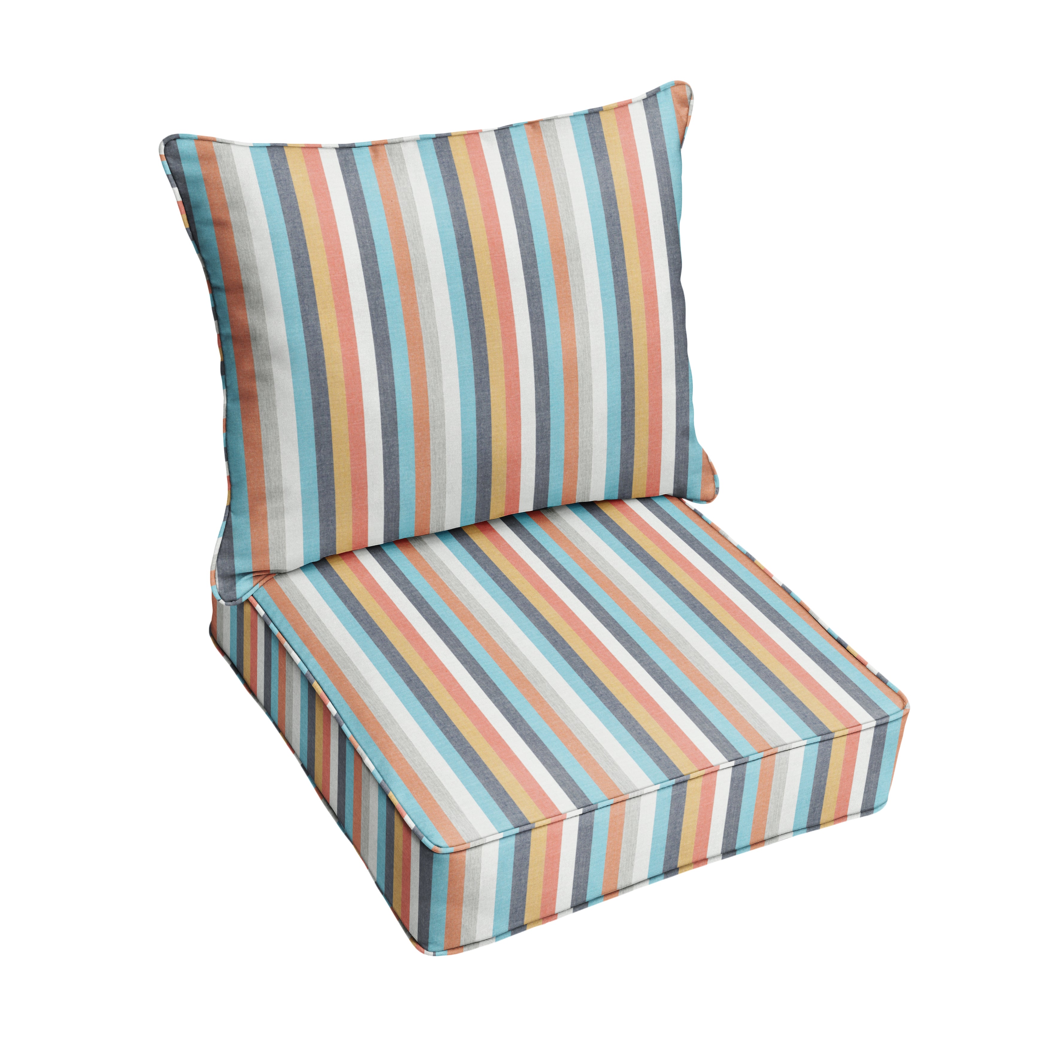 Sunbrella Deep Seating Corded Pillow and Cushion Set