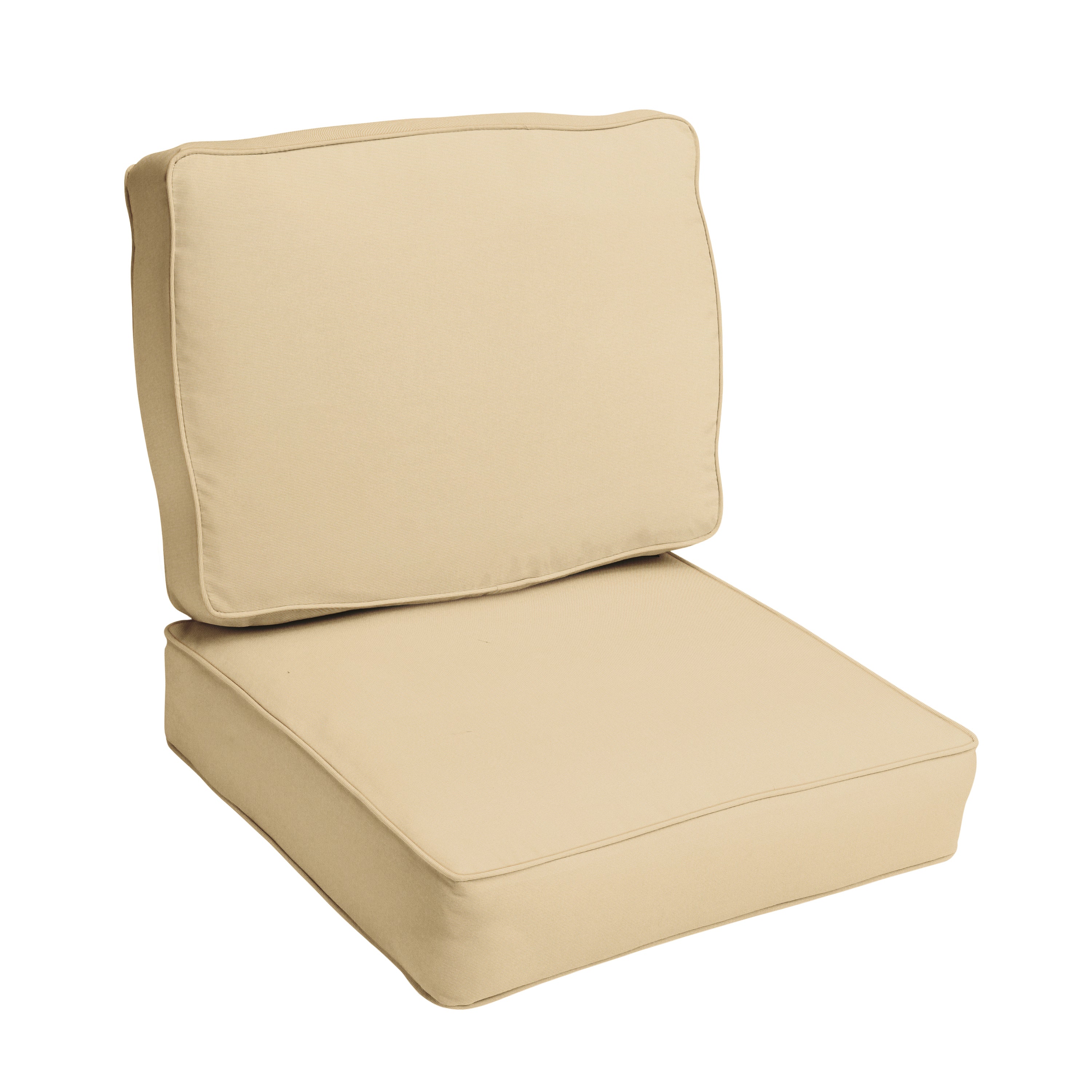 Indoor/Outdoor Deep Seating Cushion Set - Tan