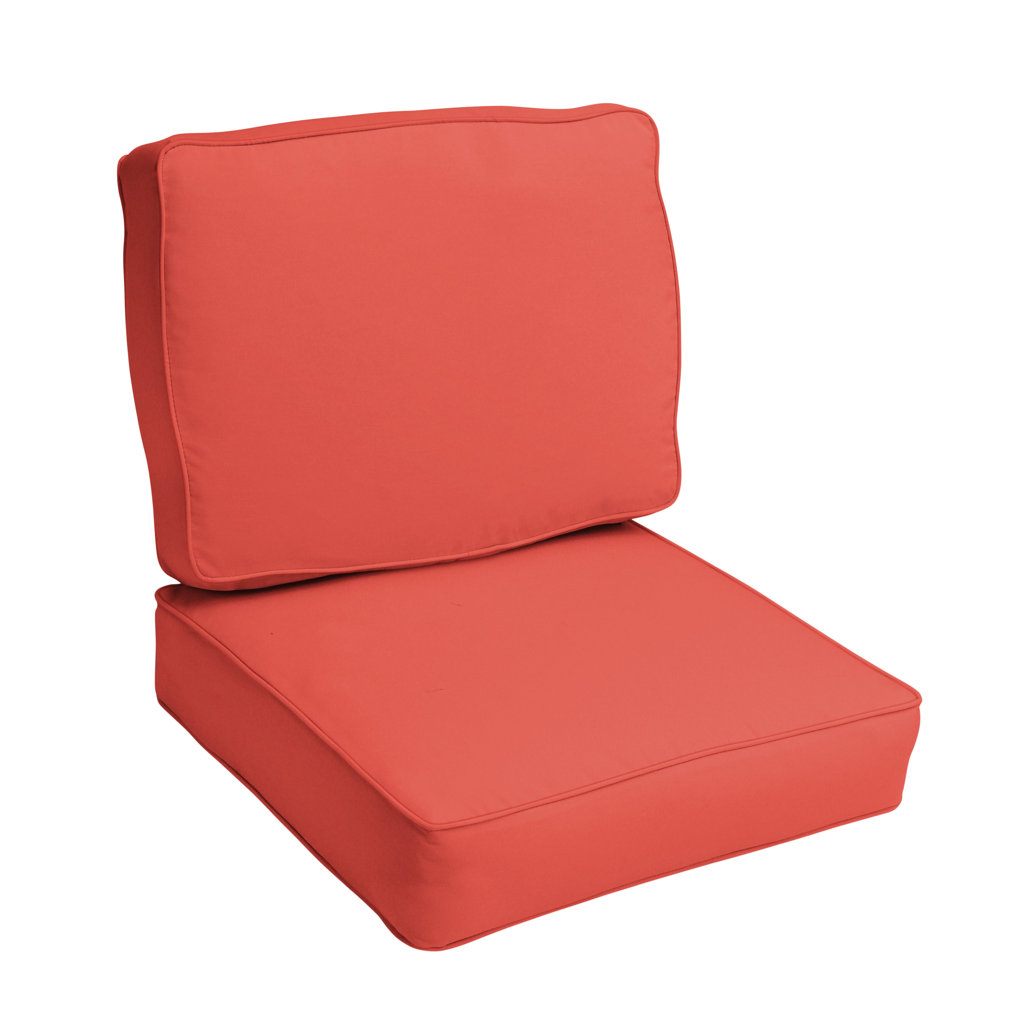 Indoor/Outdoor Deep Seating Cushion Set - Coral