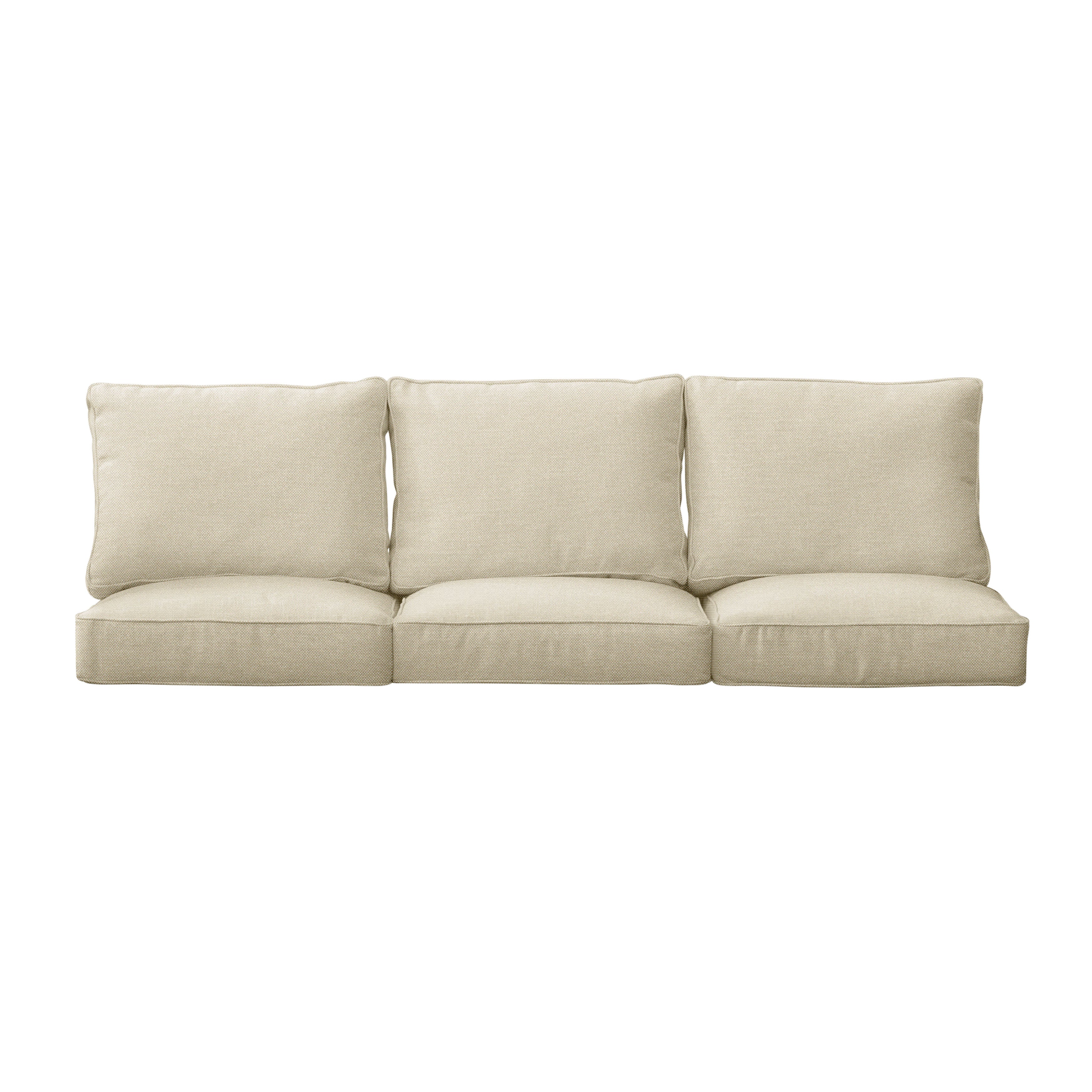 Outdura Square Outdoor Deep Seating Sofa Cushion Set