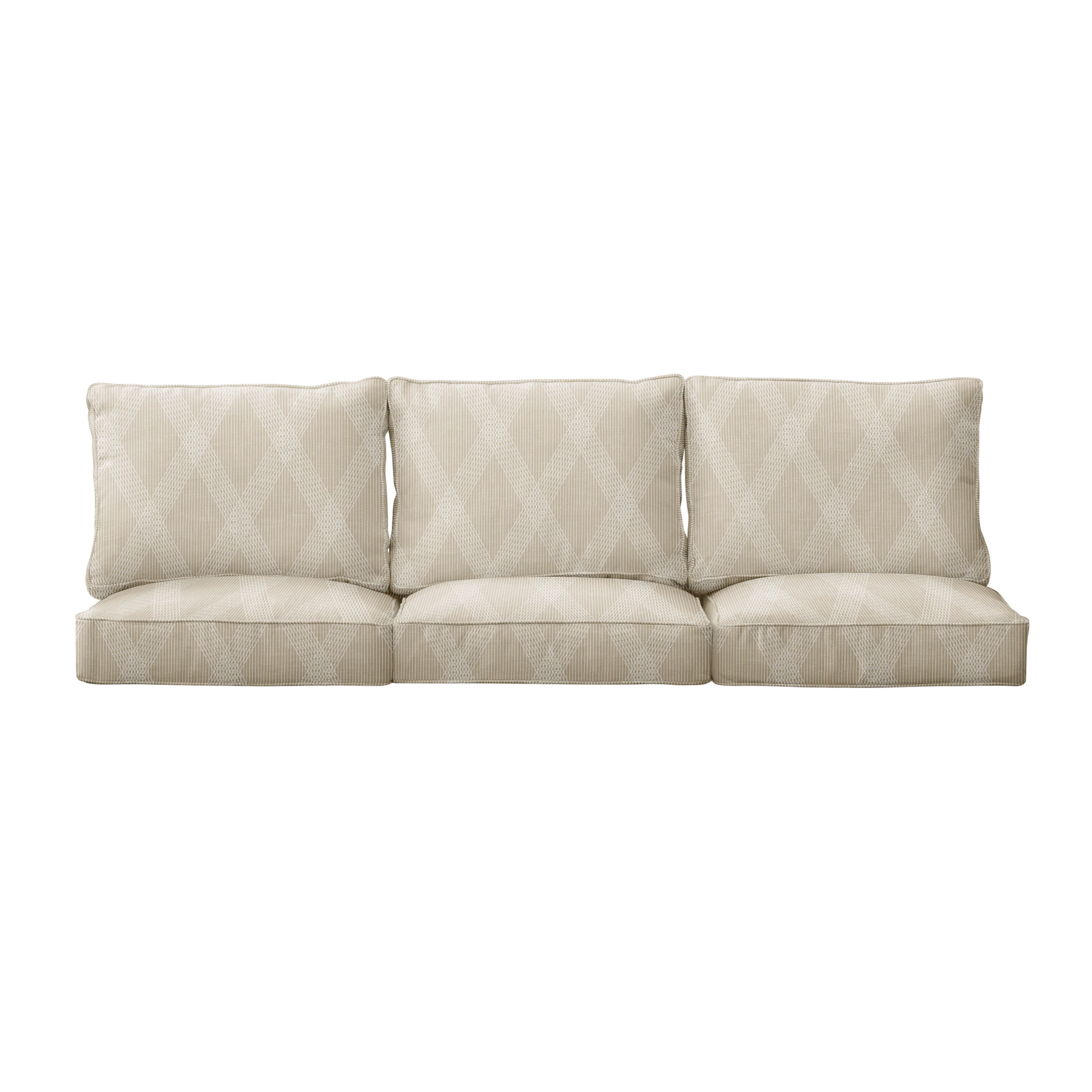 Outdura Square Outdoor Deep Seating Sofa Cushion Set