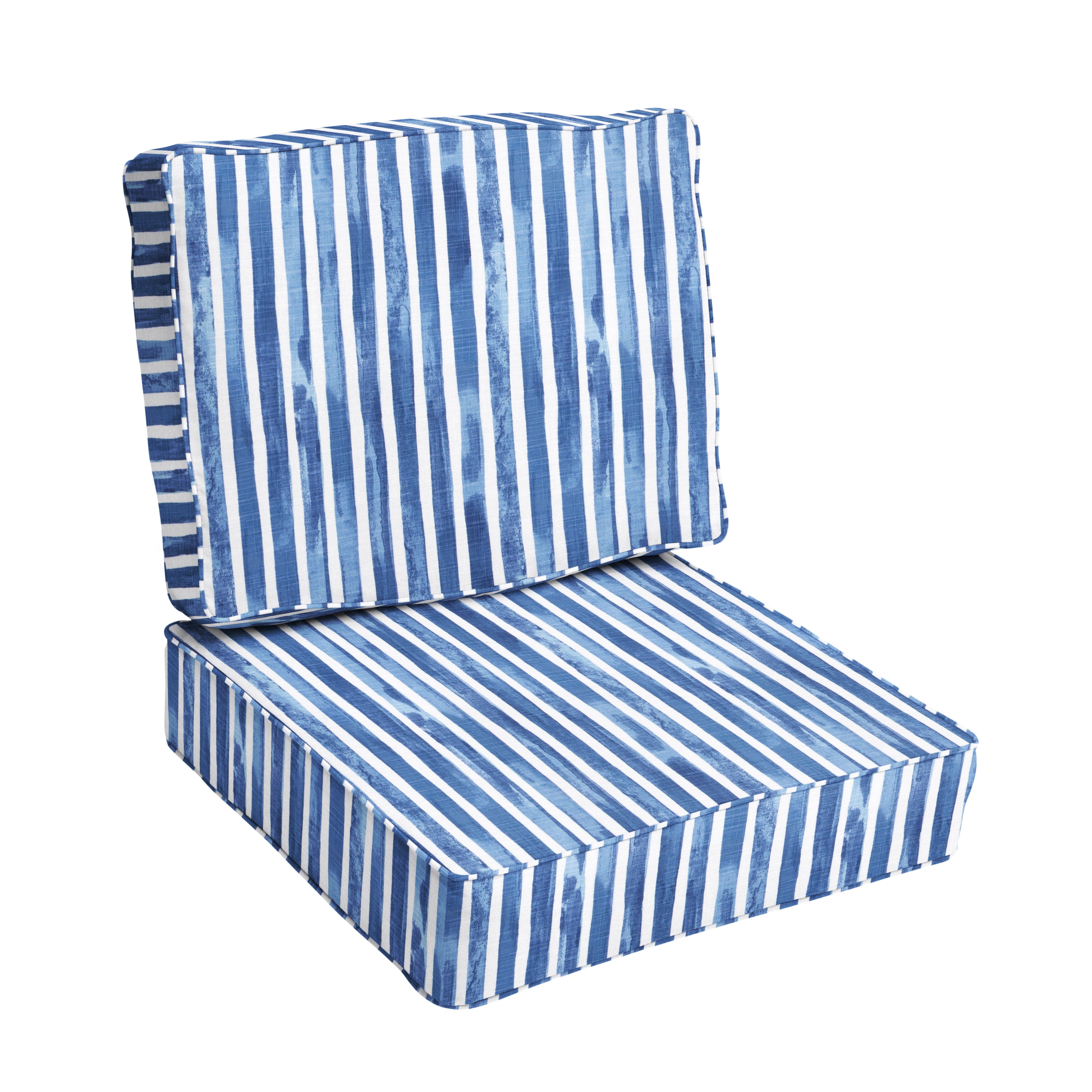 Printed Indoor/Outdoor Deep Seating Cushion Set
