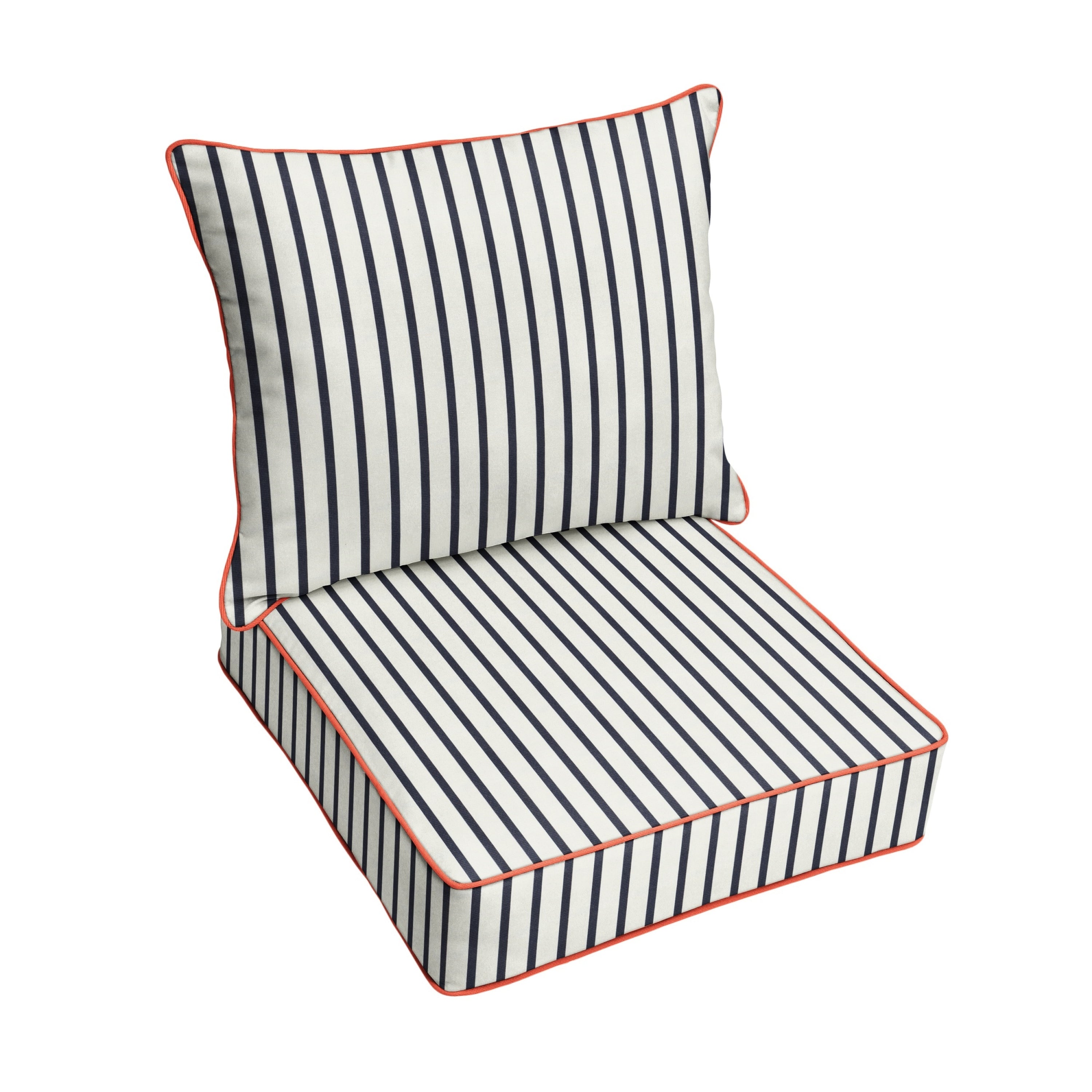 Sunbrella Deep Seating Corded Pillow and Cushion Set