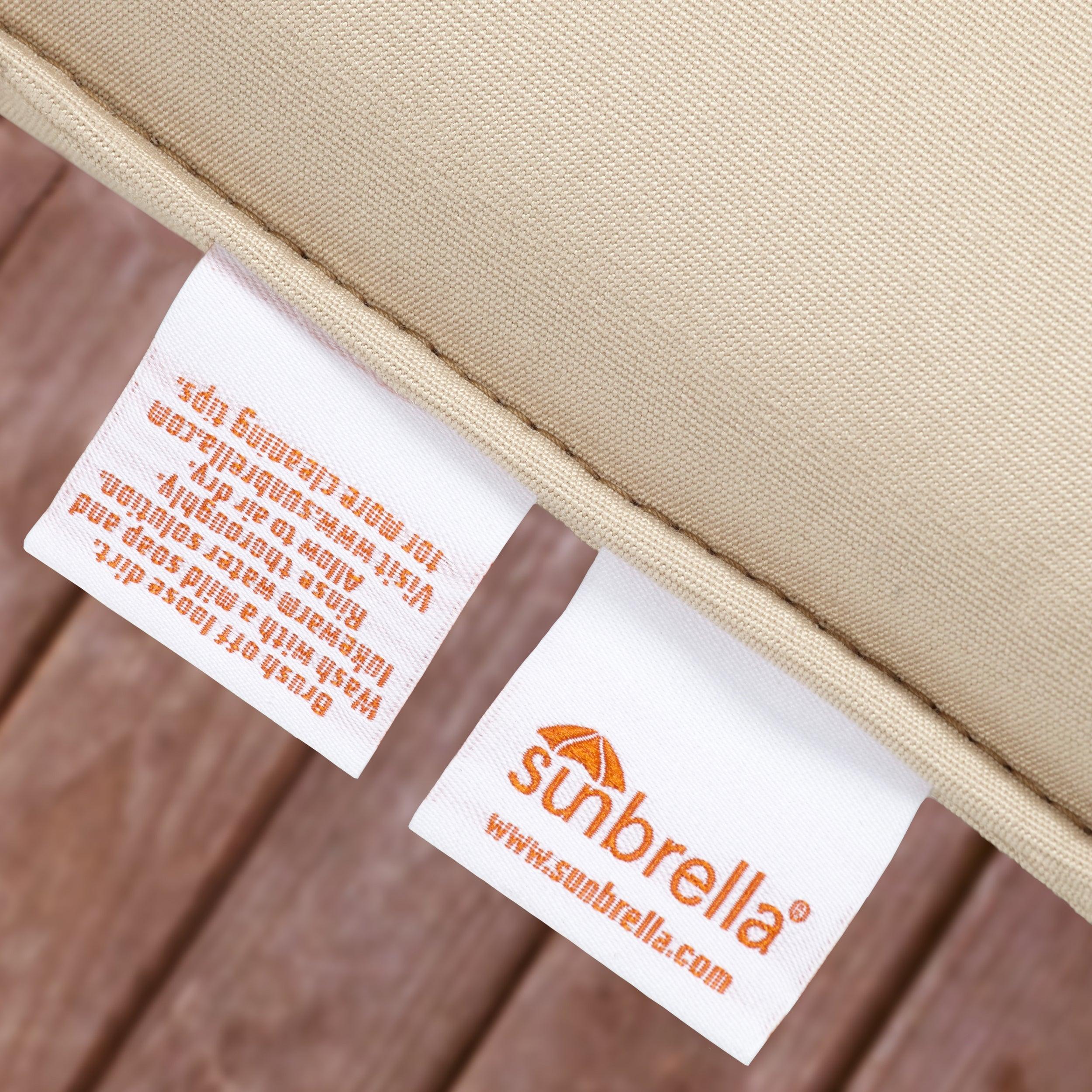 Sunbrella Tufted Carousel Indoor/Outdoor Bench Cushion - Sorra Home