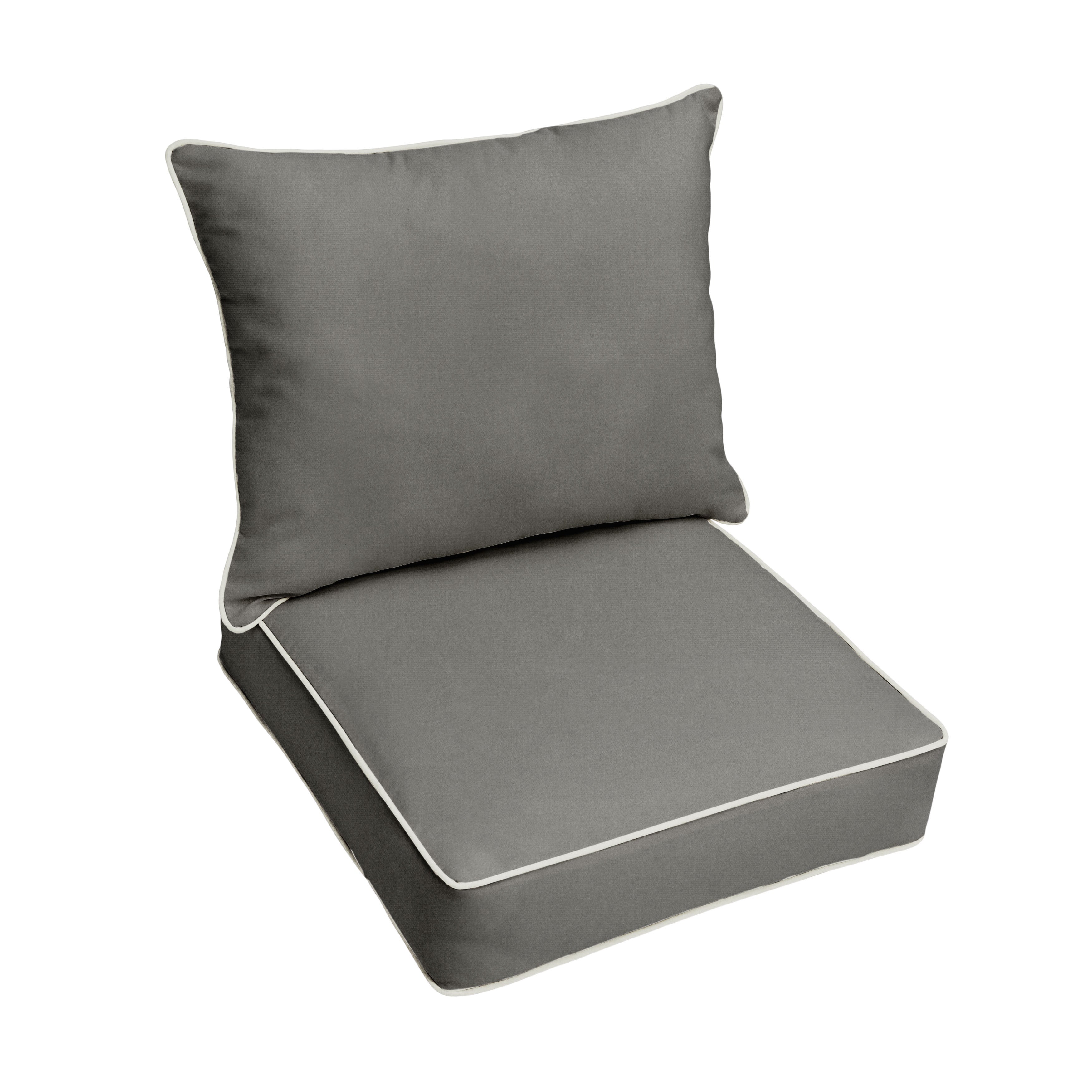 Sunbrella Deep Seating Corded Pillow and Cushion Set