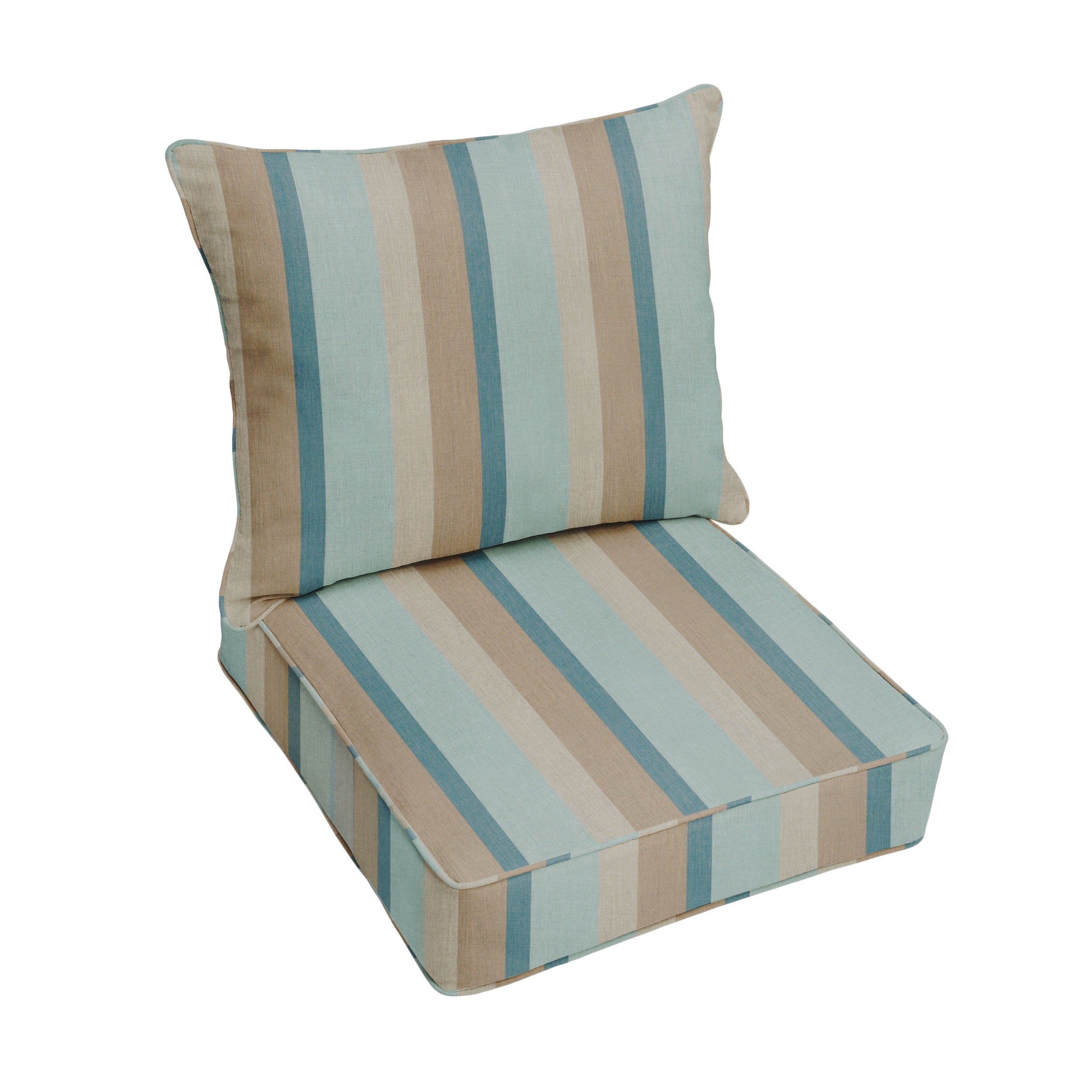 Sunbrella Deep Seating Corded Pillow and Cushion Set