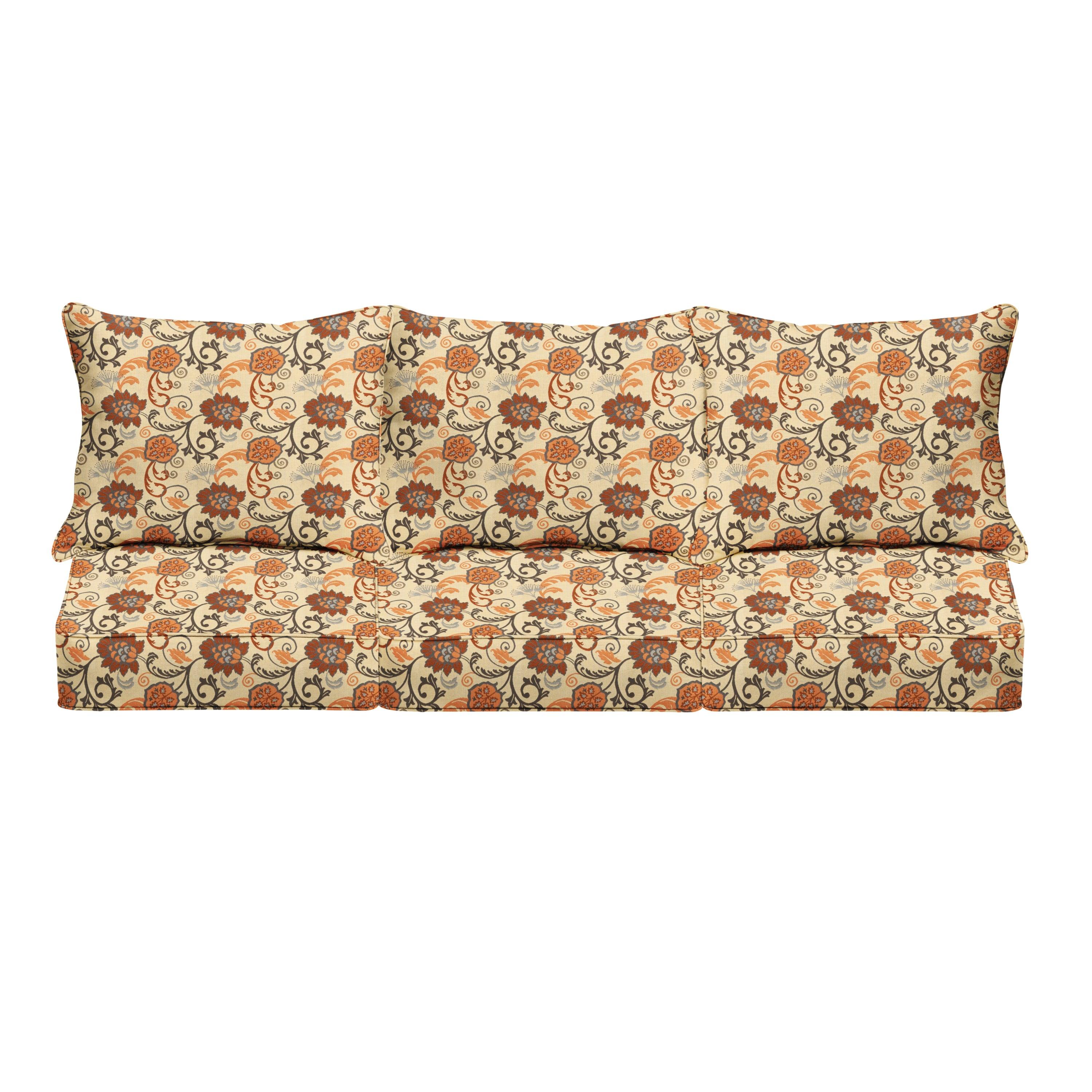 Sunbrella Deep Seating Sofa Pillow & Cushion Set - Sorra Home