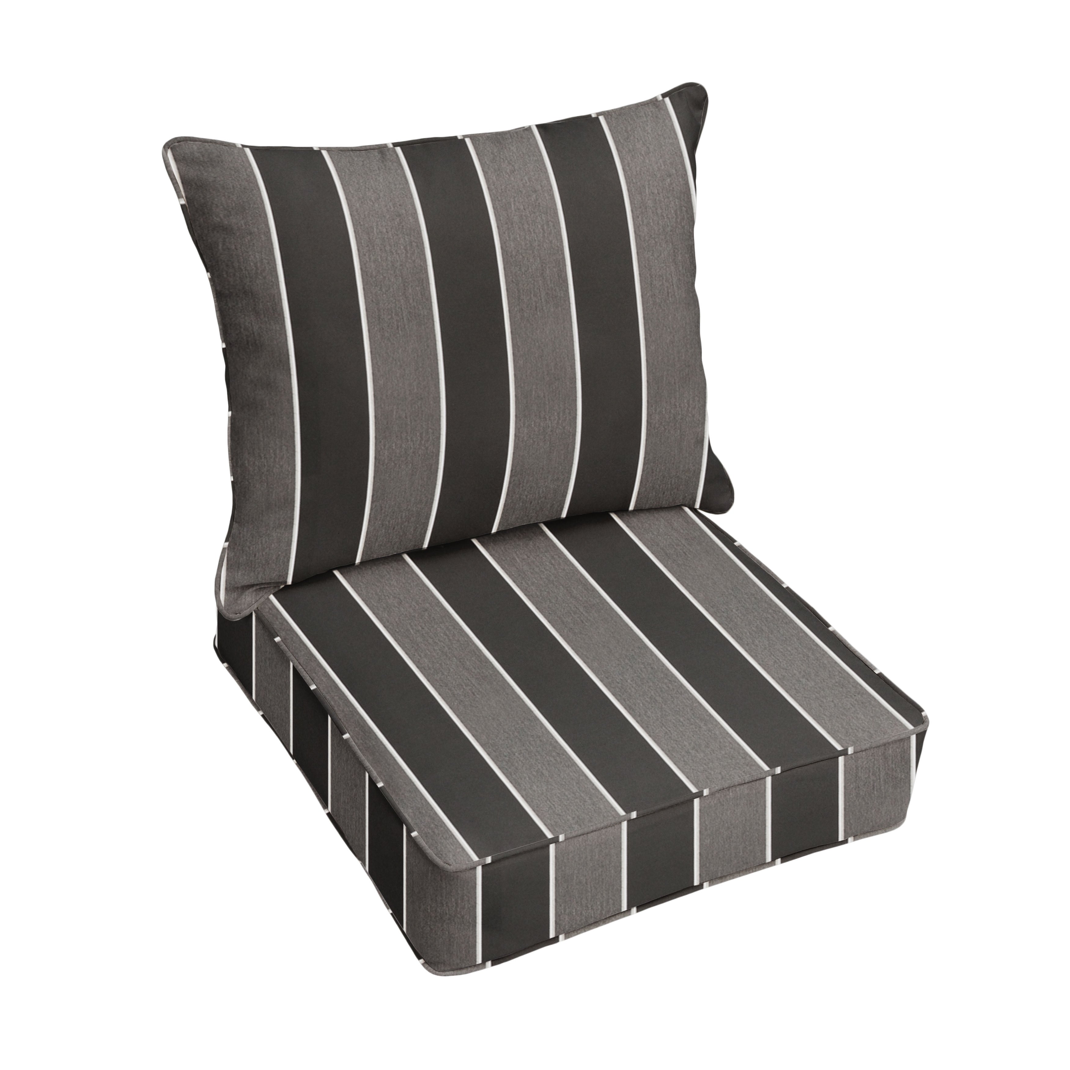 Sunbrella Deep Seating Corded Pillow and Cushion Set