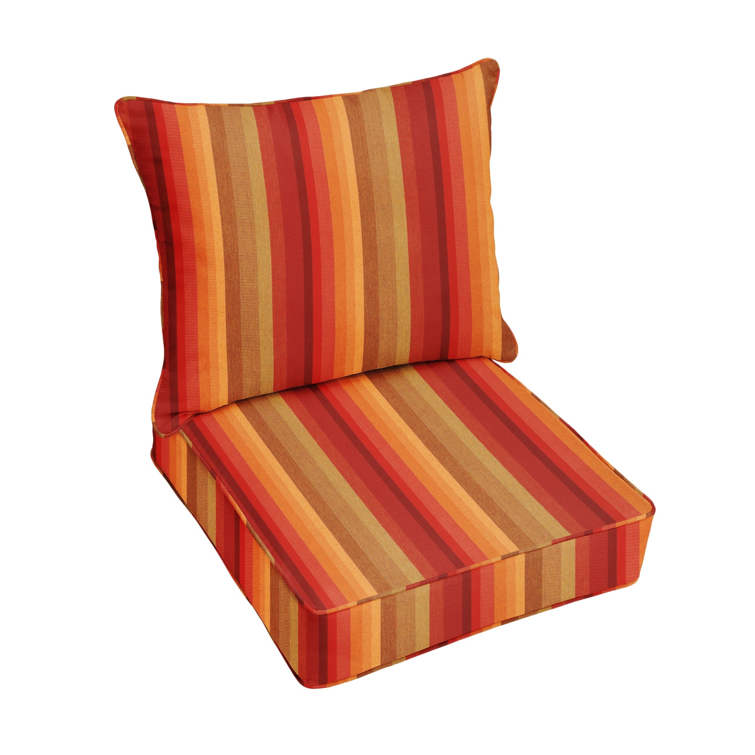 Sunbrella Deep Seating Corded Pillow and Cushion Set
