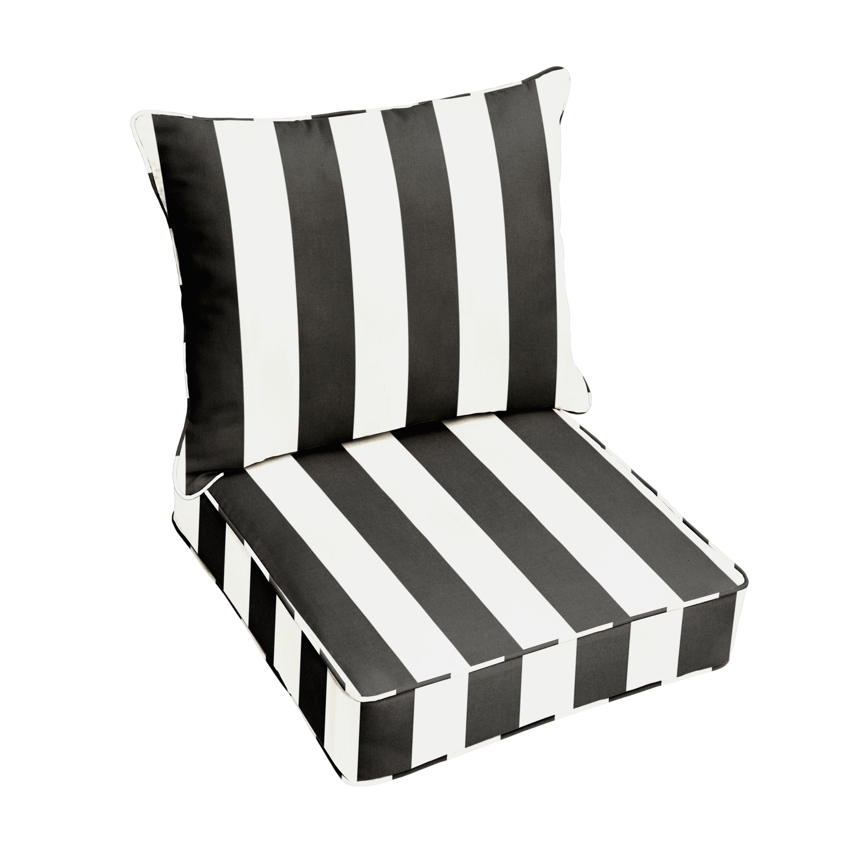 Sunbrella Deep Seating Corded Pillow and Cushion Set