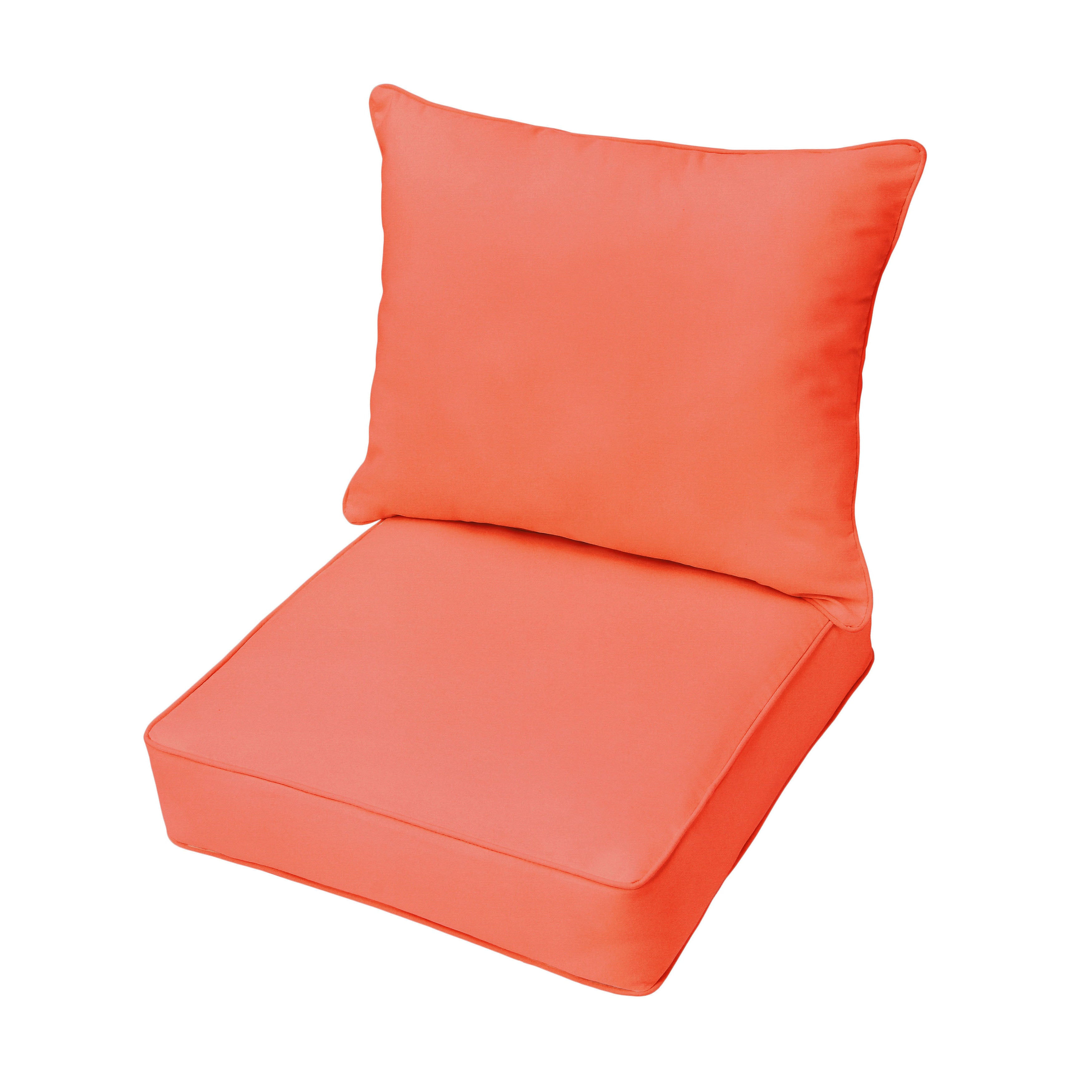 Indoor/Outdoor Deep Seating Cushion/Pillow Set