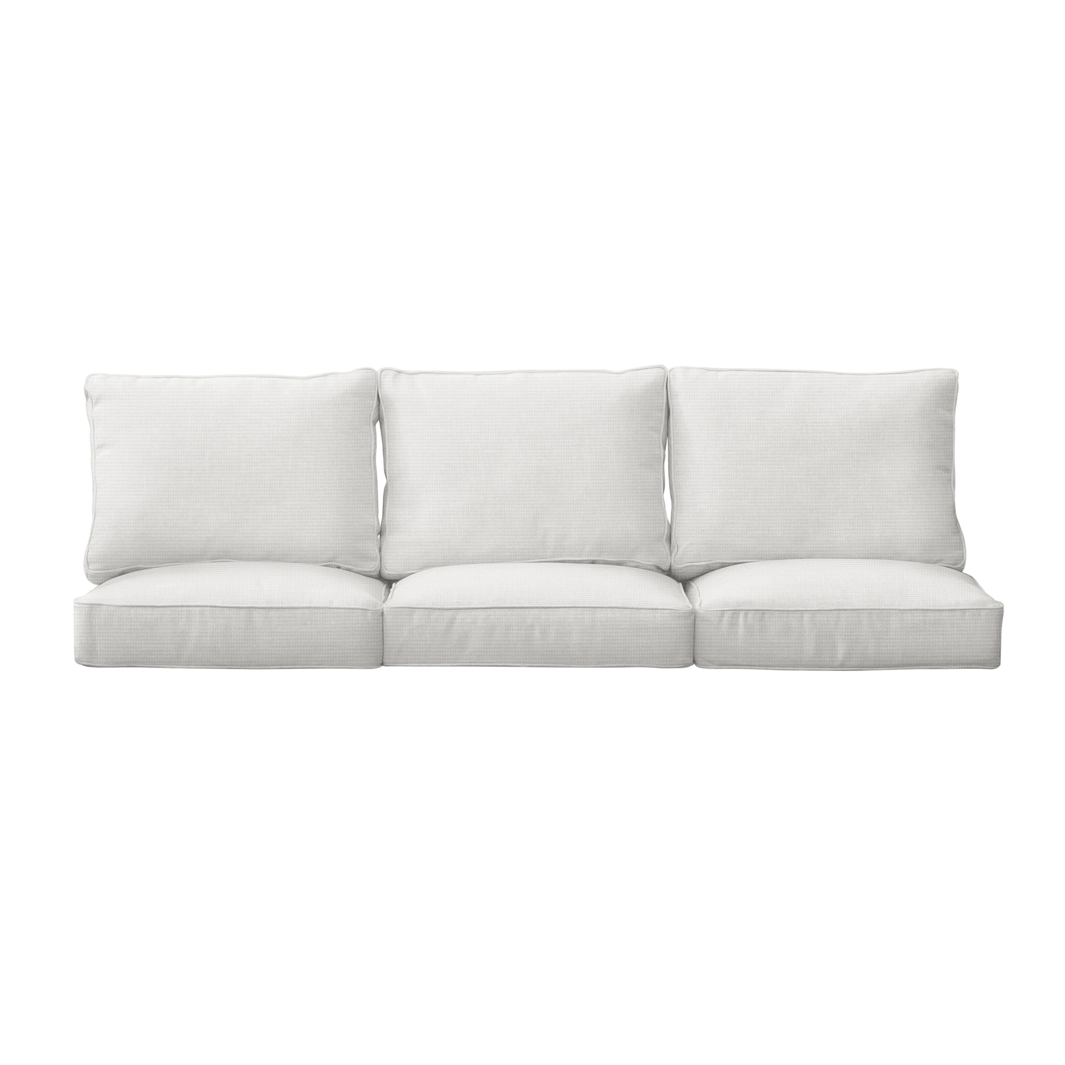 Outdura Square Outdoor Deep Seating Sofa Cushion Set