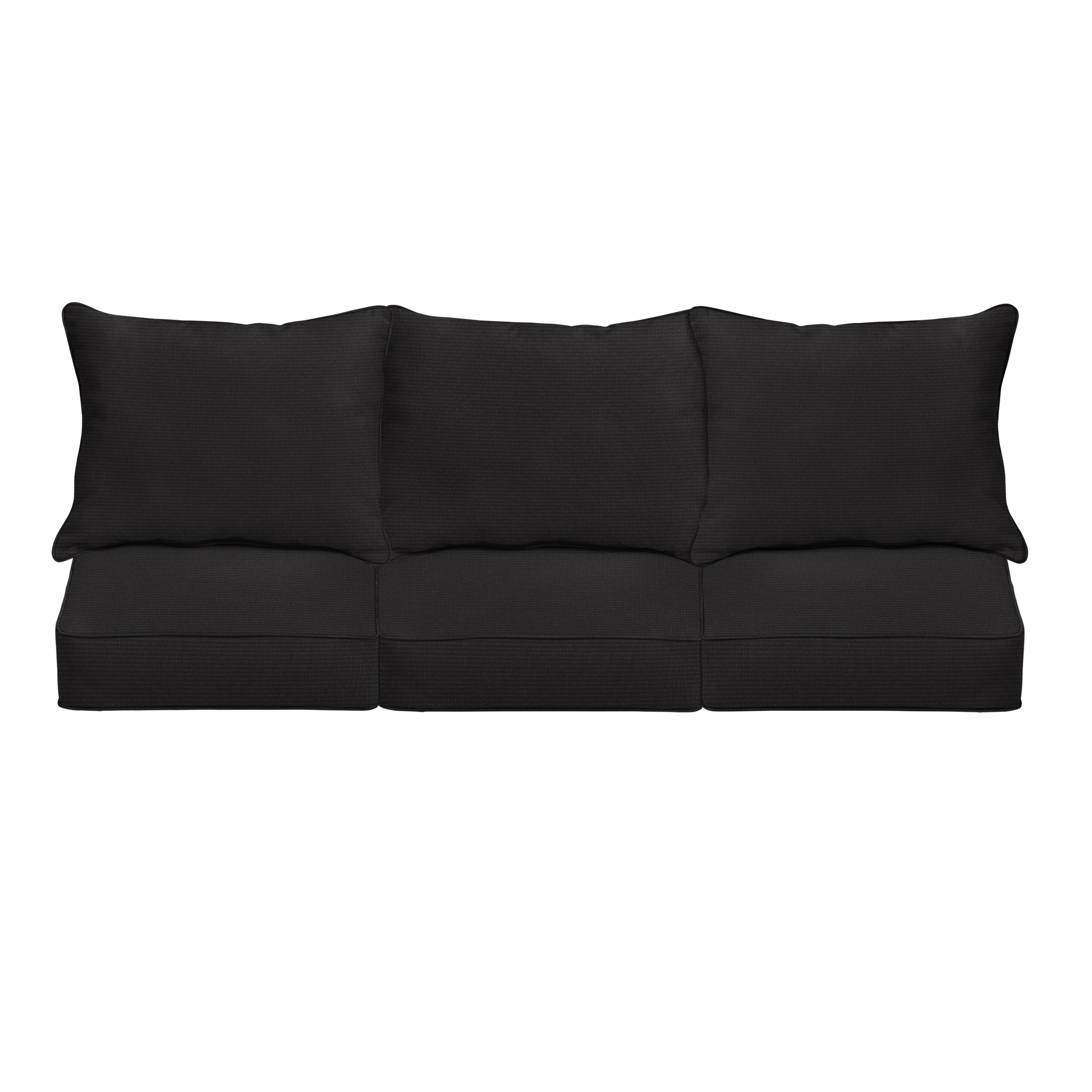 Outdura Rectangle Outdoor Deep Seating Sofa Pillow and Cushion Set