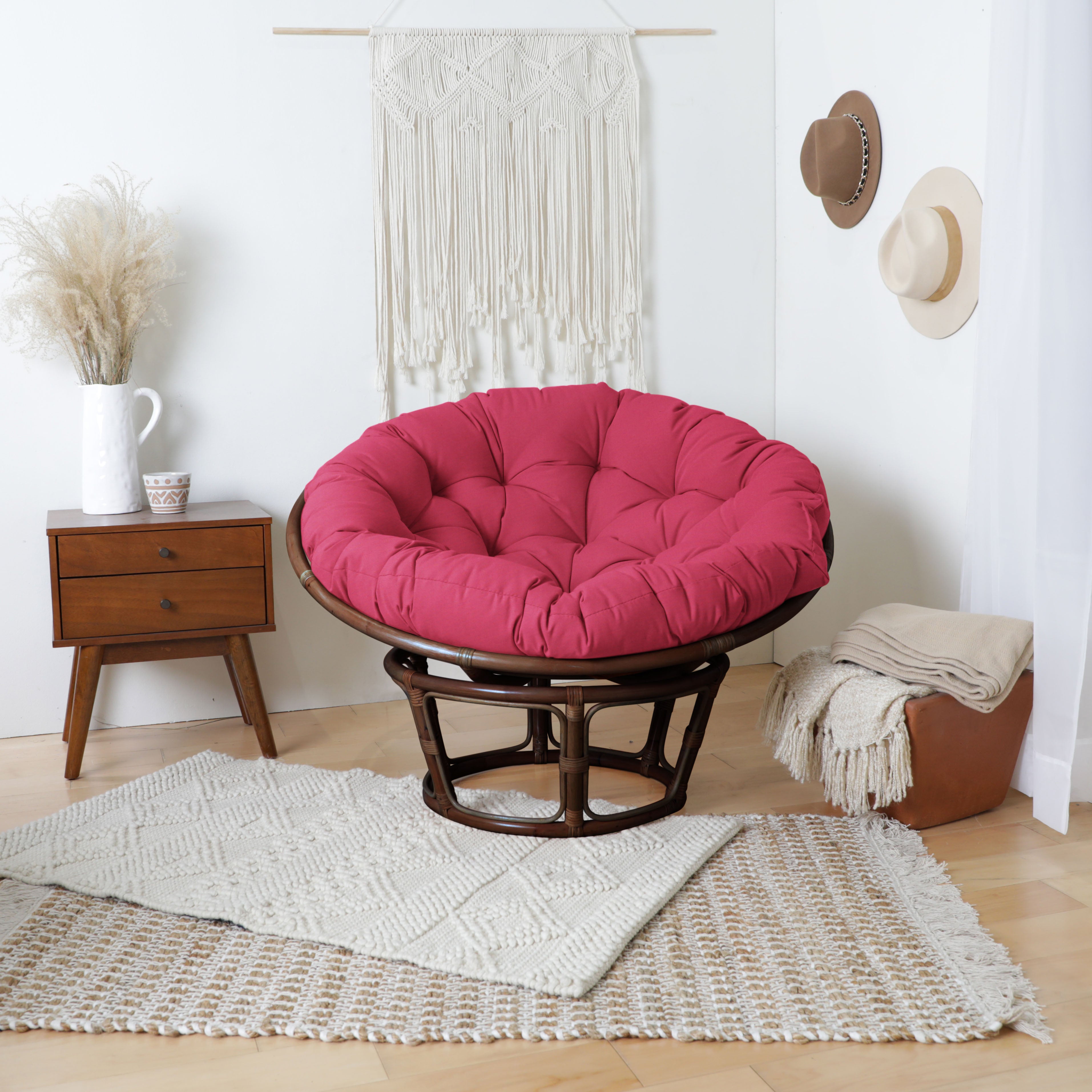 Sunbrella Canvas Indoor/Outdoor Papasan Cushion
