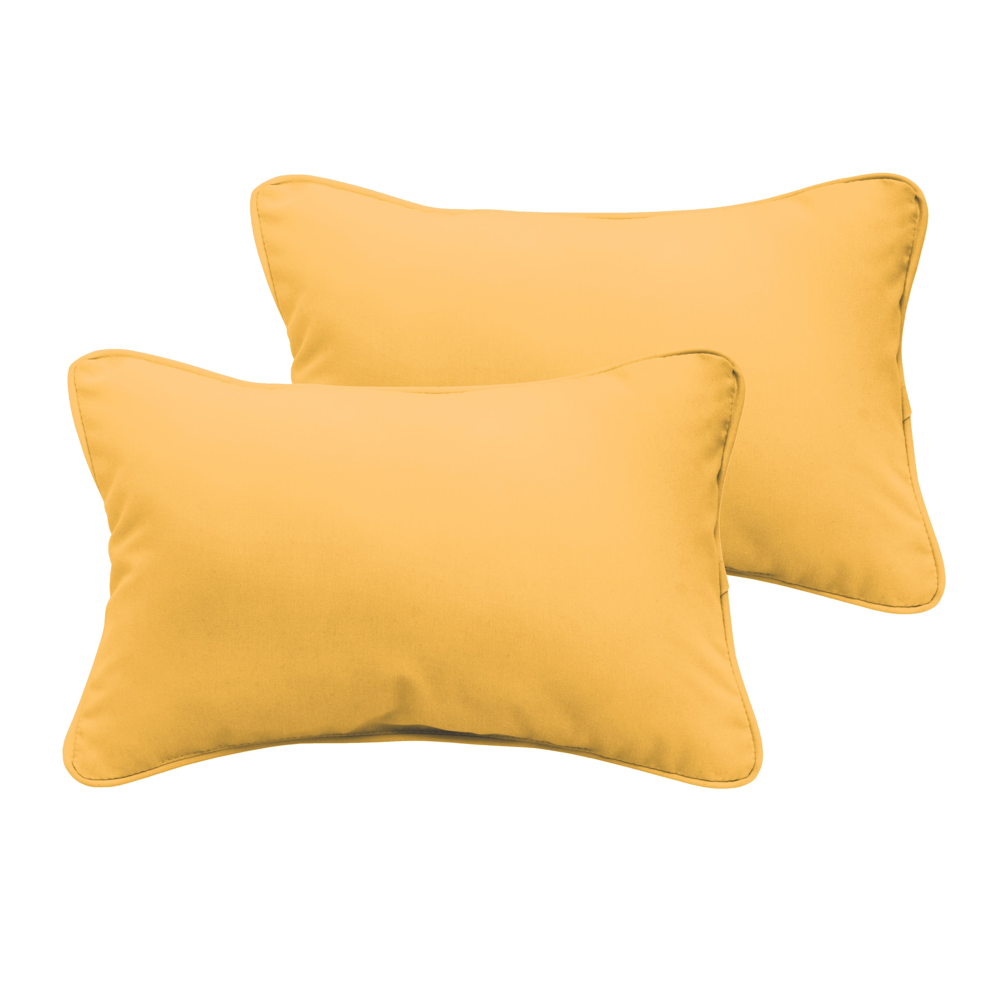 Corded Lumbar Outdoor Pillow Set of 2