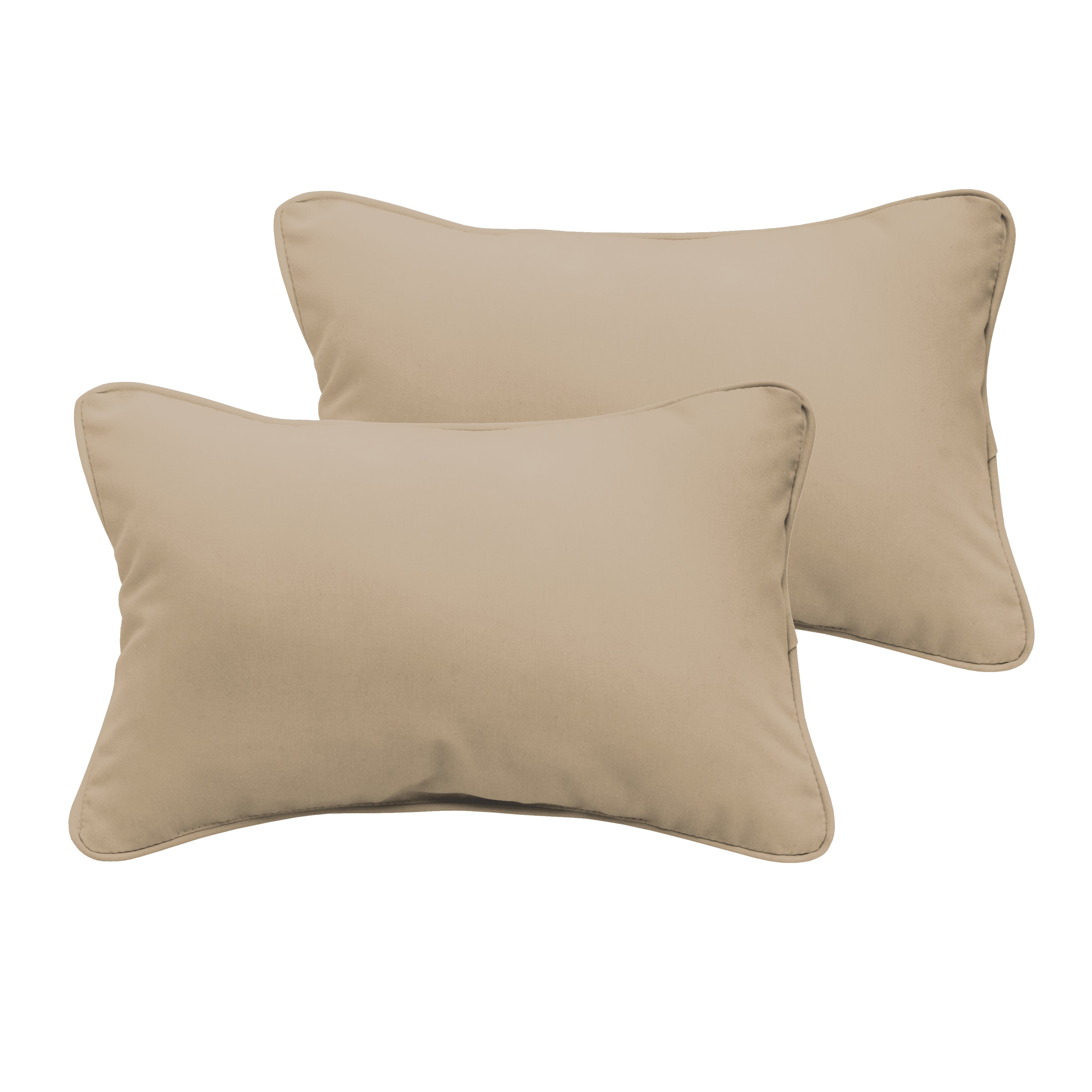 Corded Lumbar Outdoor Pillow Set of 2
