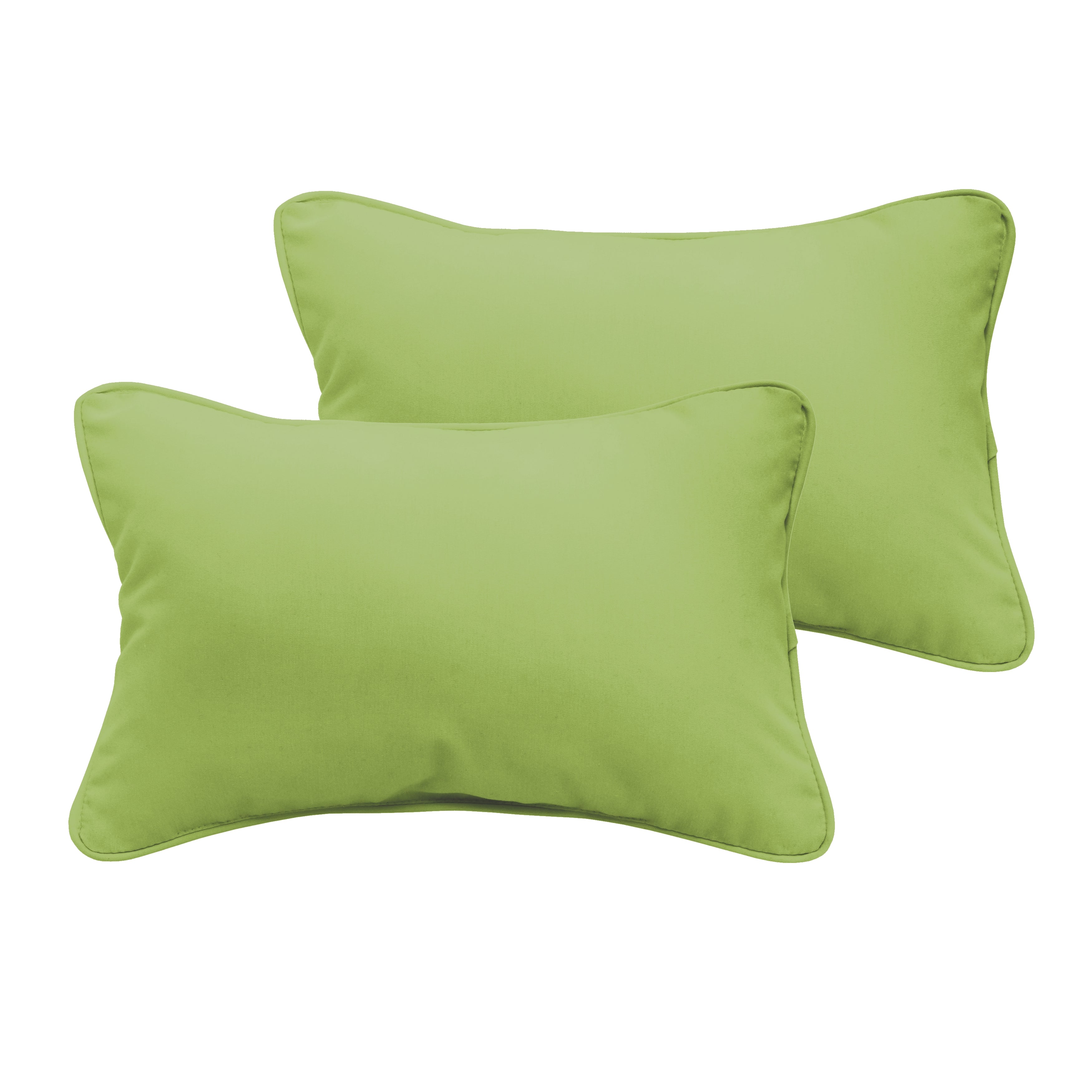 Corded Lumbar Outdoor Pillow Set of 2