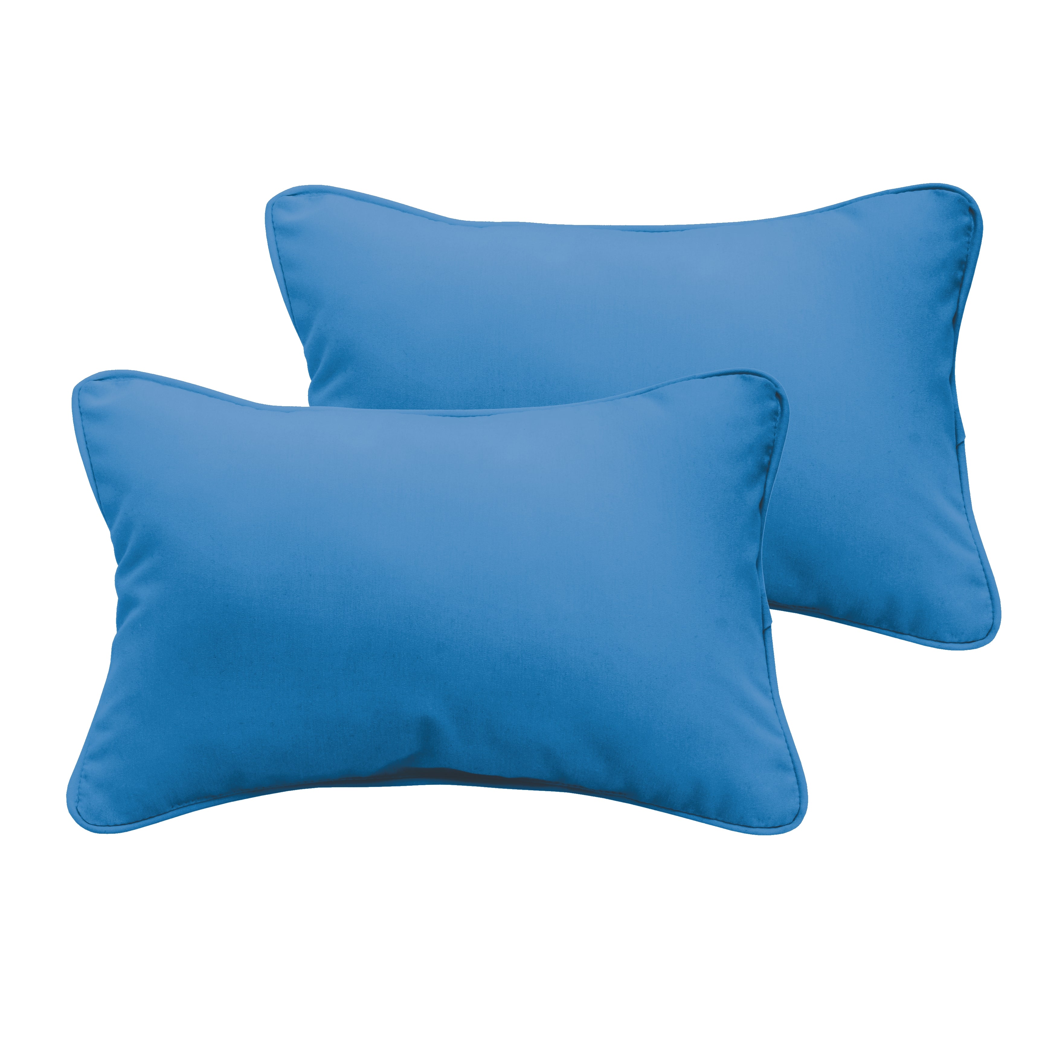 Corded Lumbar Outdoor Pillow Set of 2