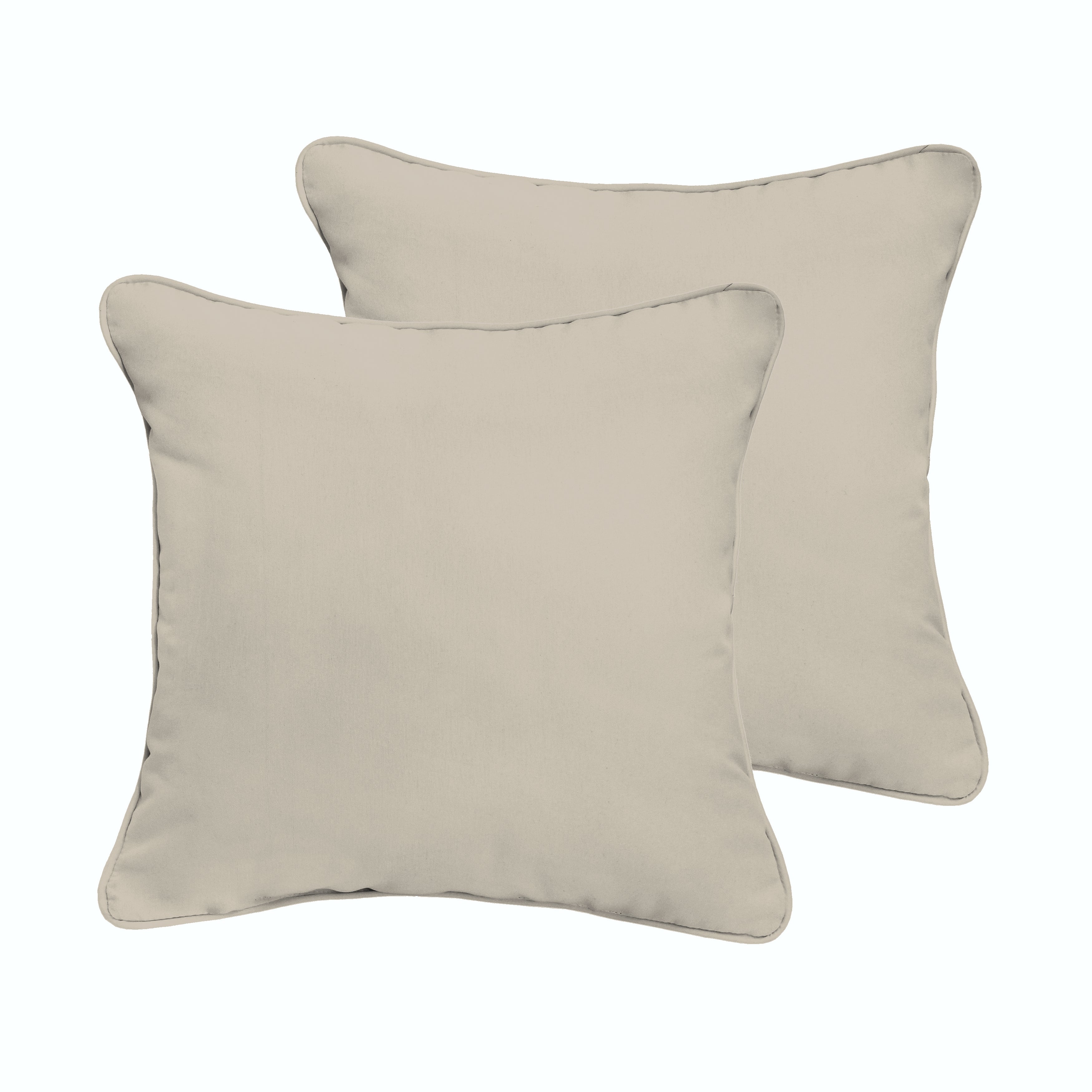 Corded Square Outdoor Pillow Set of 2