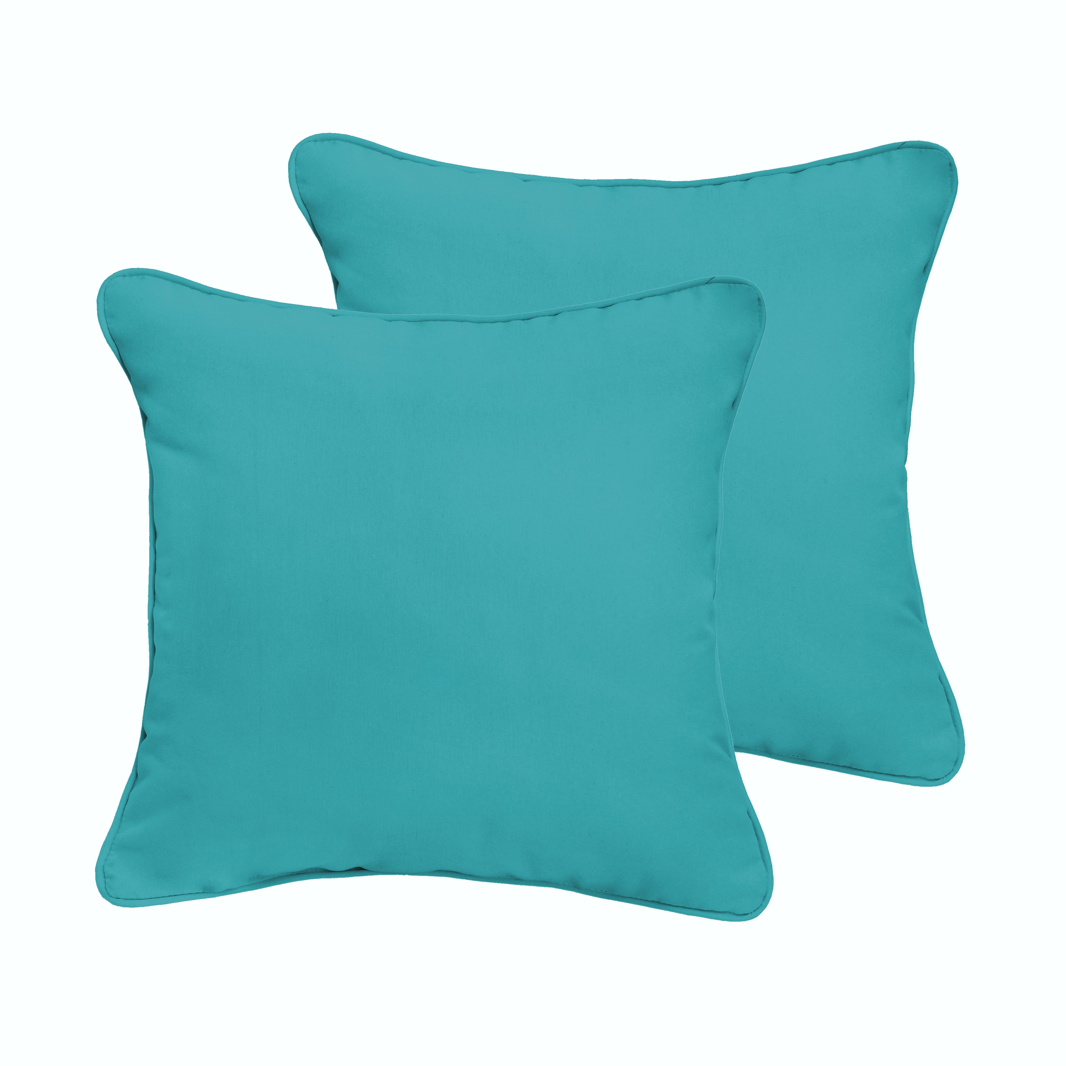 Corded Square Outdoor Pillow Set of 2