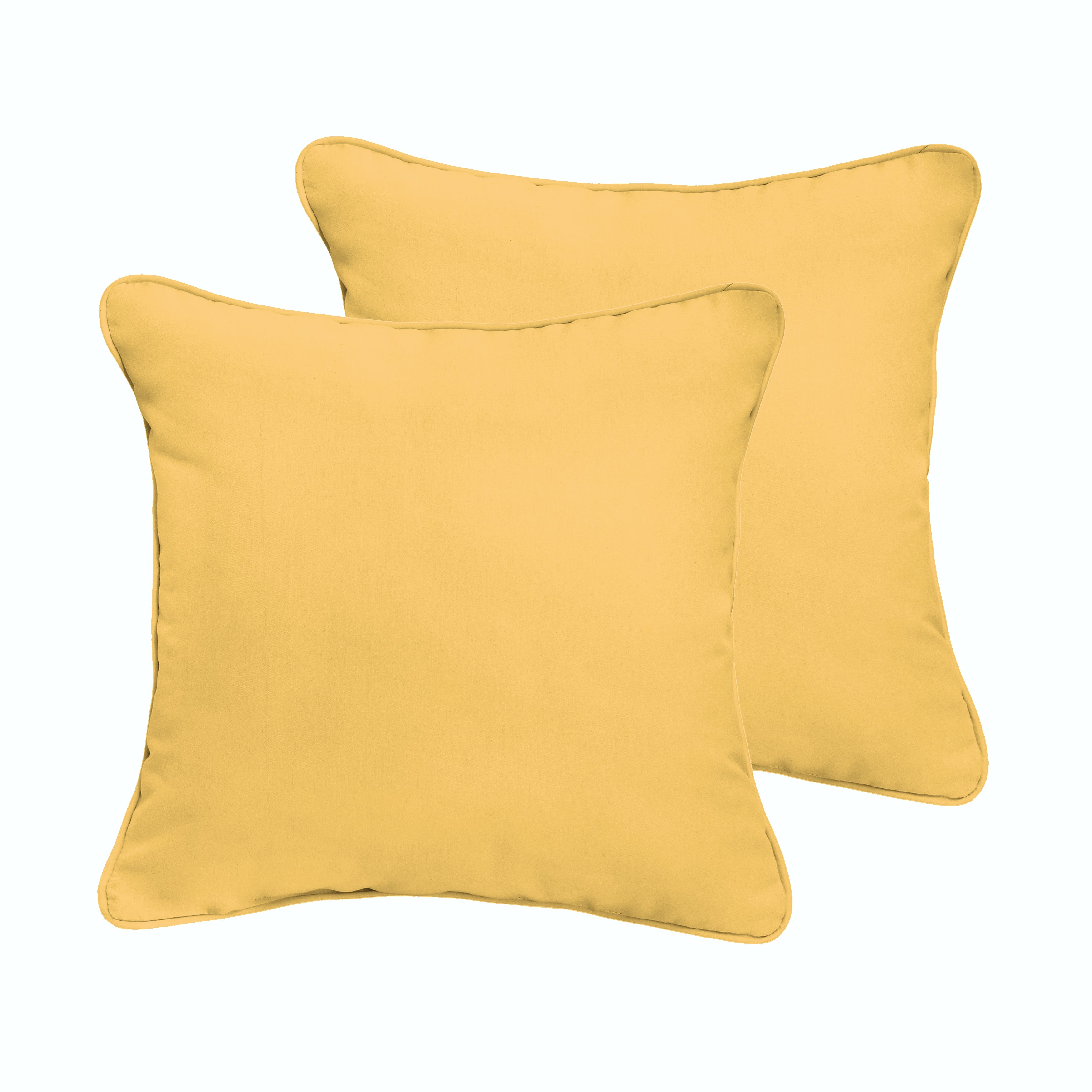 Corded Square Outdoor Pillow Set of 2