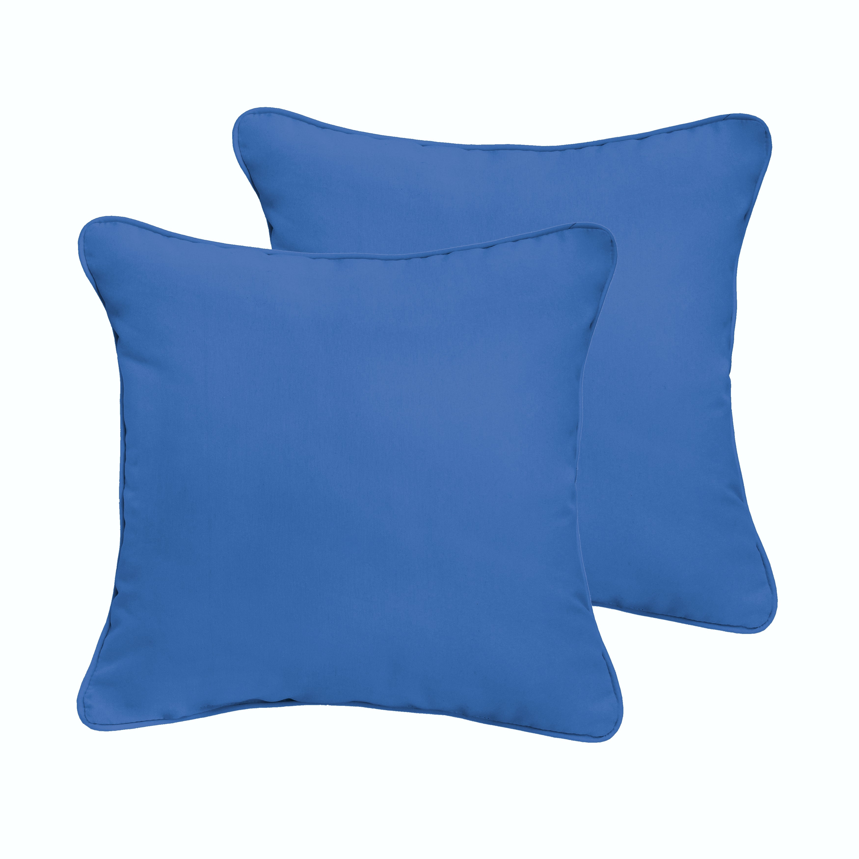 Corded Square Outdoor Pillow Set of 2