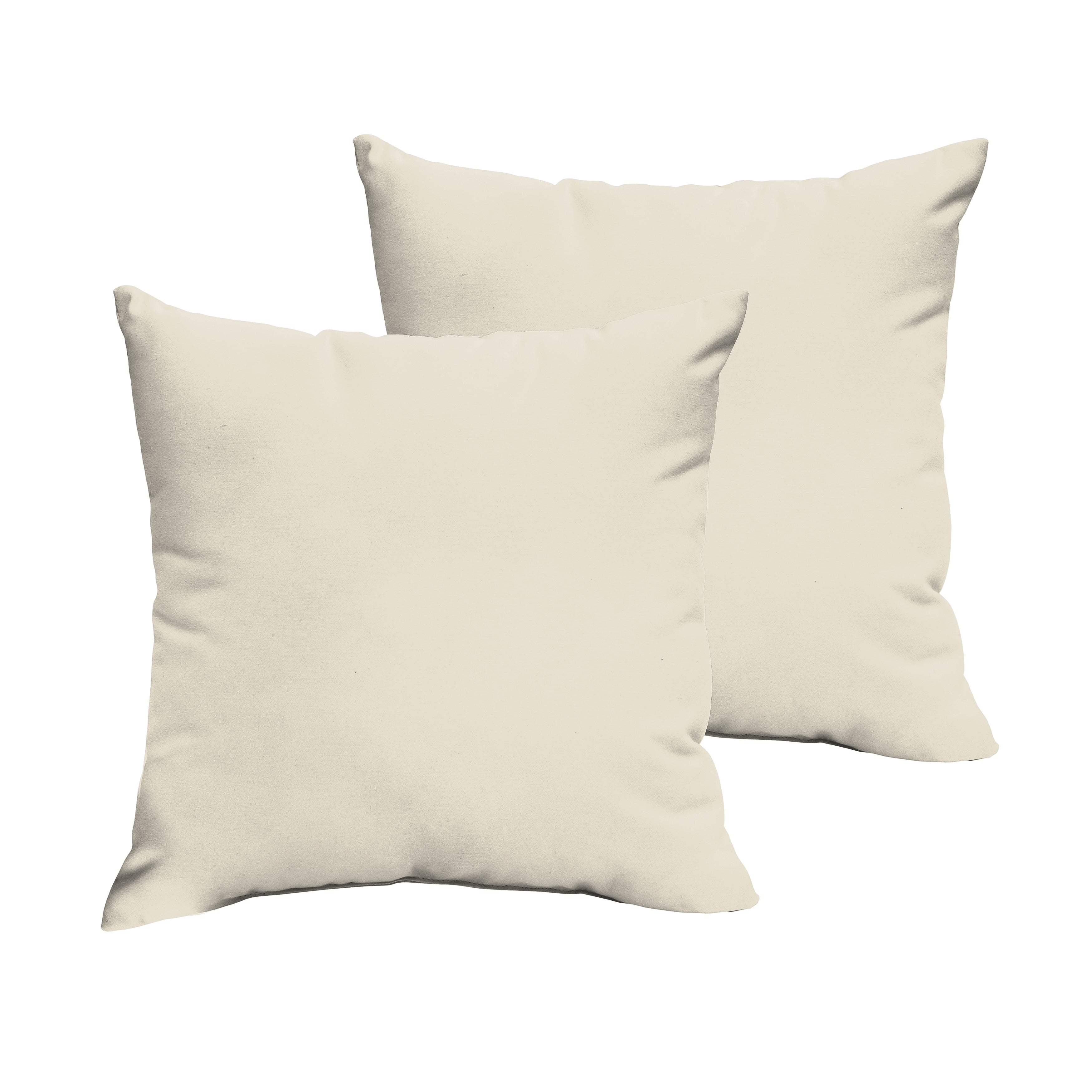 Knife Edge Square Outdoor Pillow Set of 2