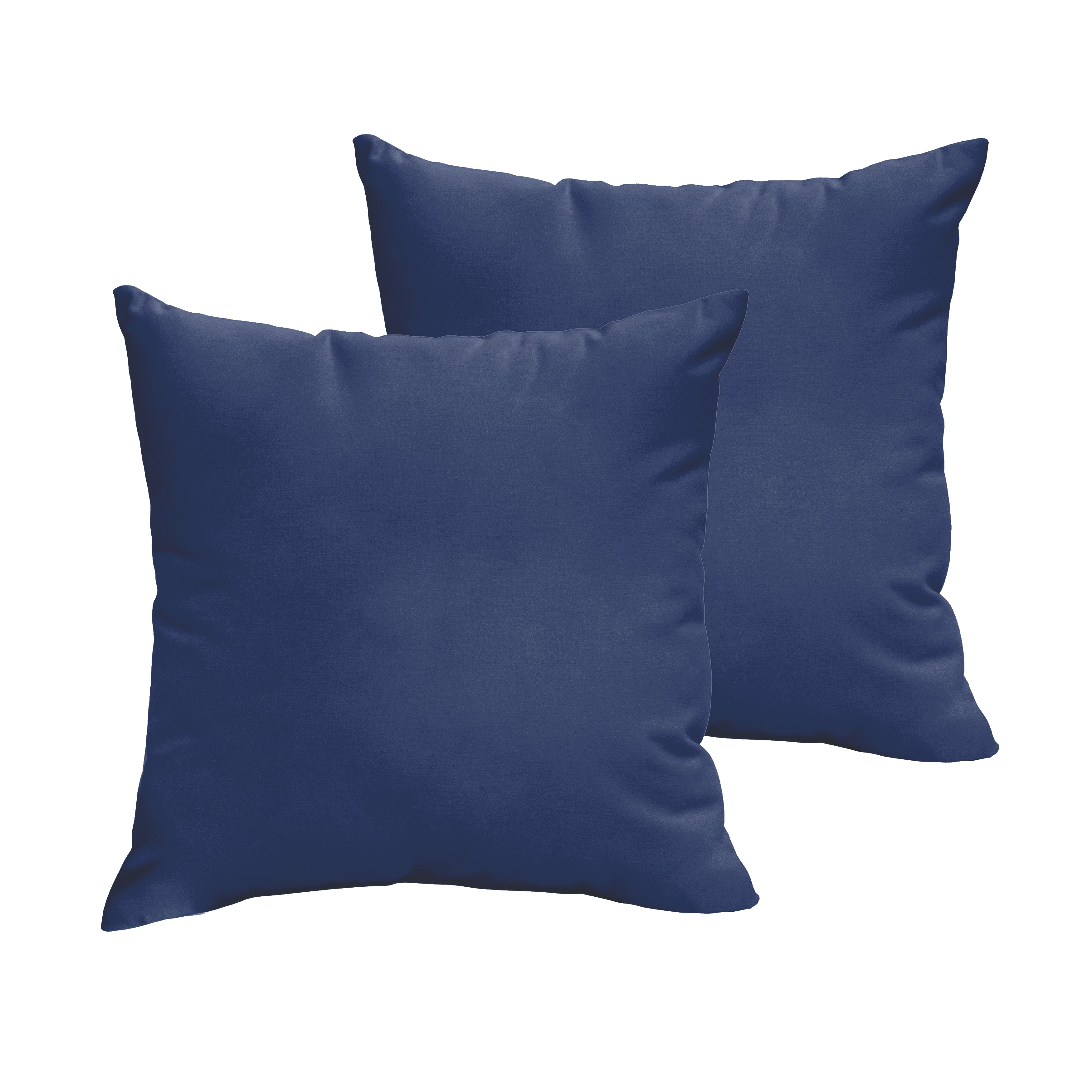 Knife Edge Square Outdoor Pillow Set of 2