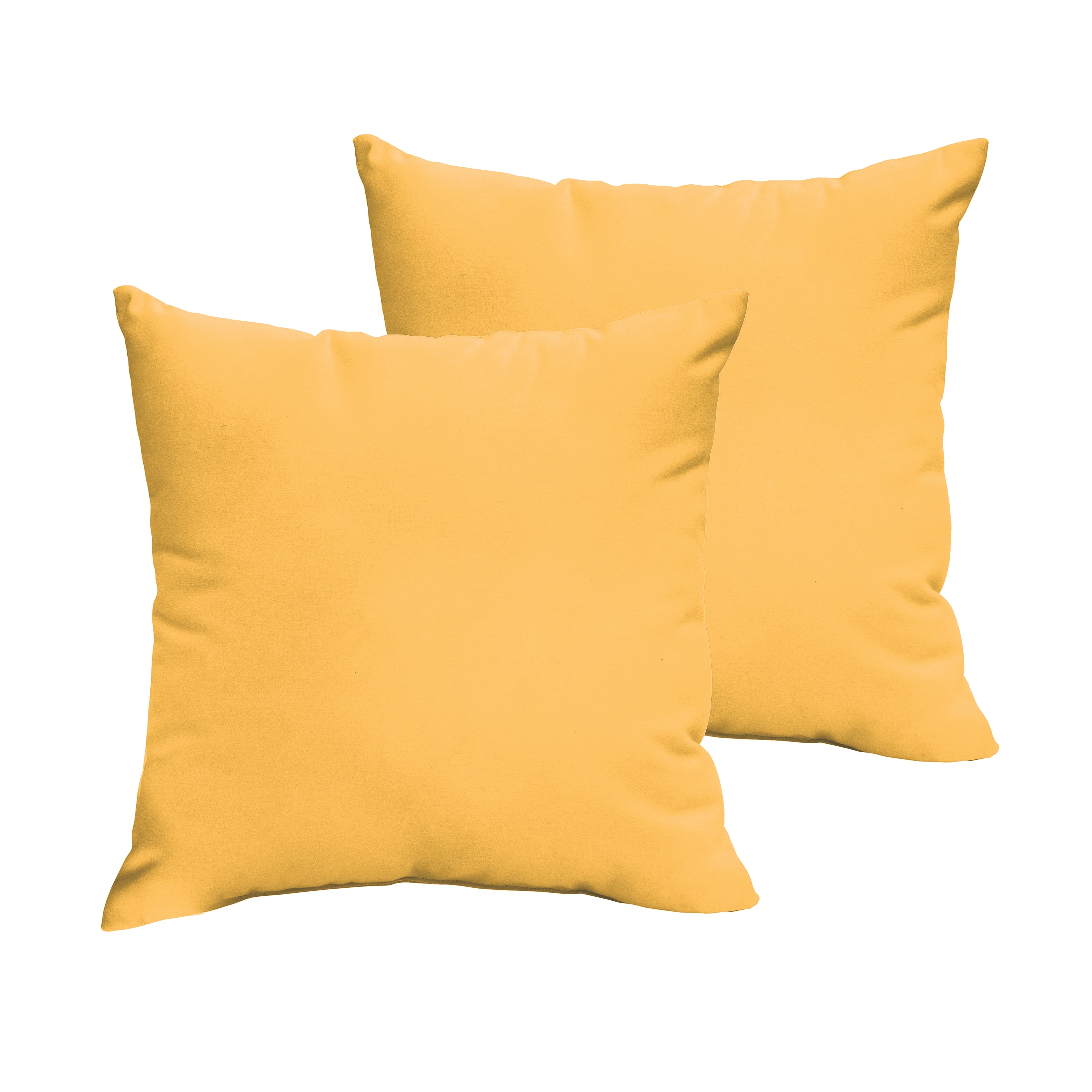 Knife Edge Square Outdoor Pillow Set of 2
