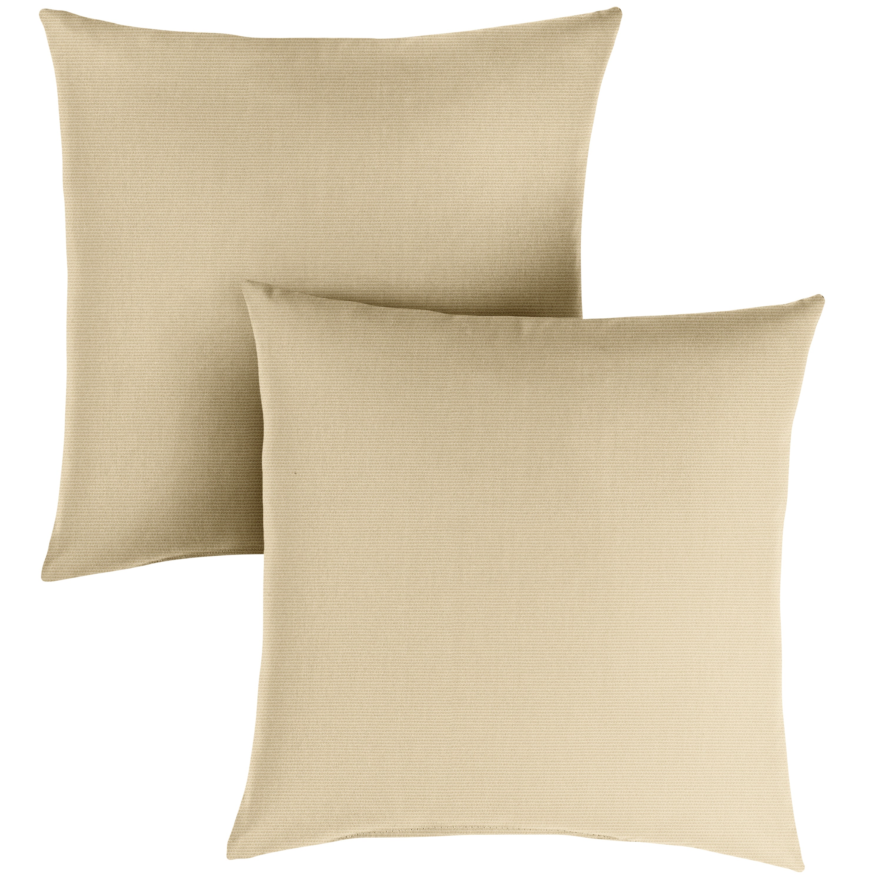 Knife Edge Square Outdoor Pillow Set of 2