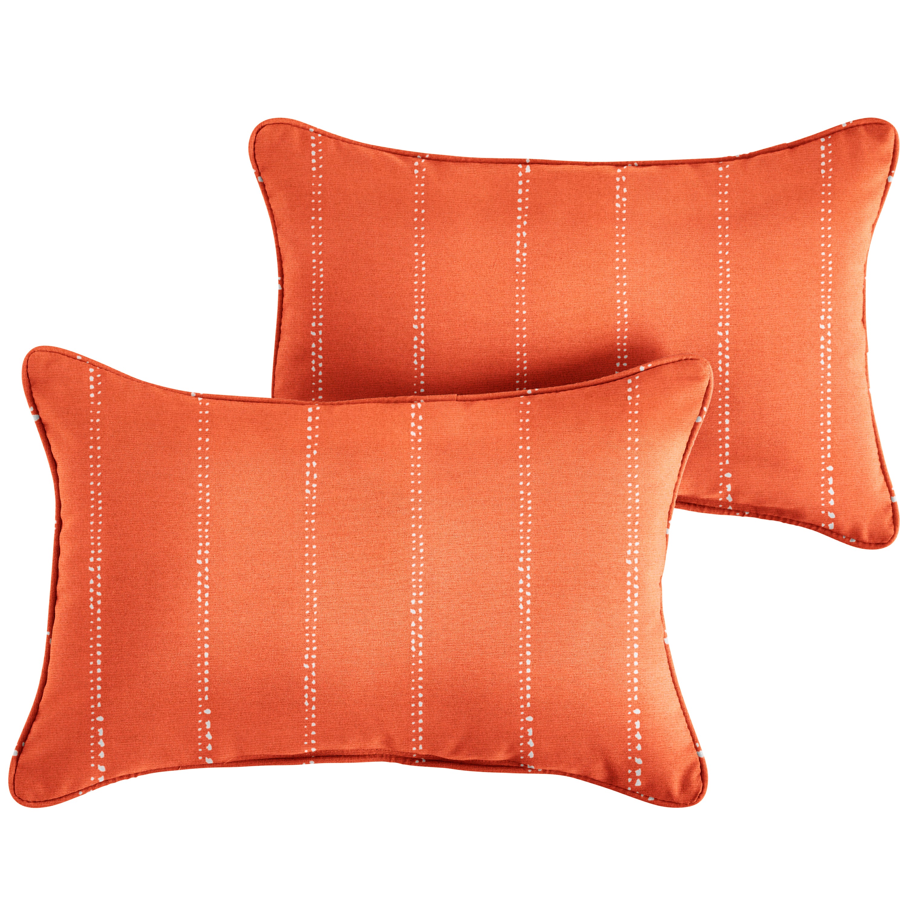 Sorra Home Lumbar Outdoor Pillow Set of 2